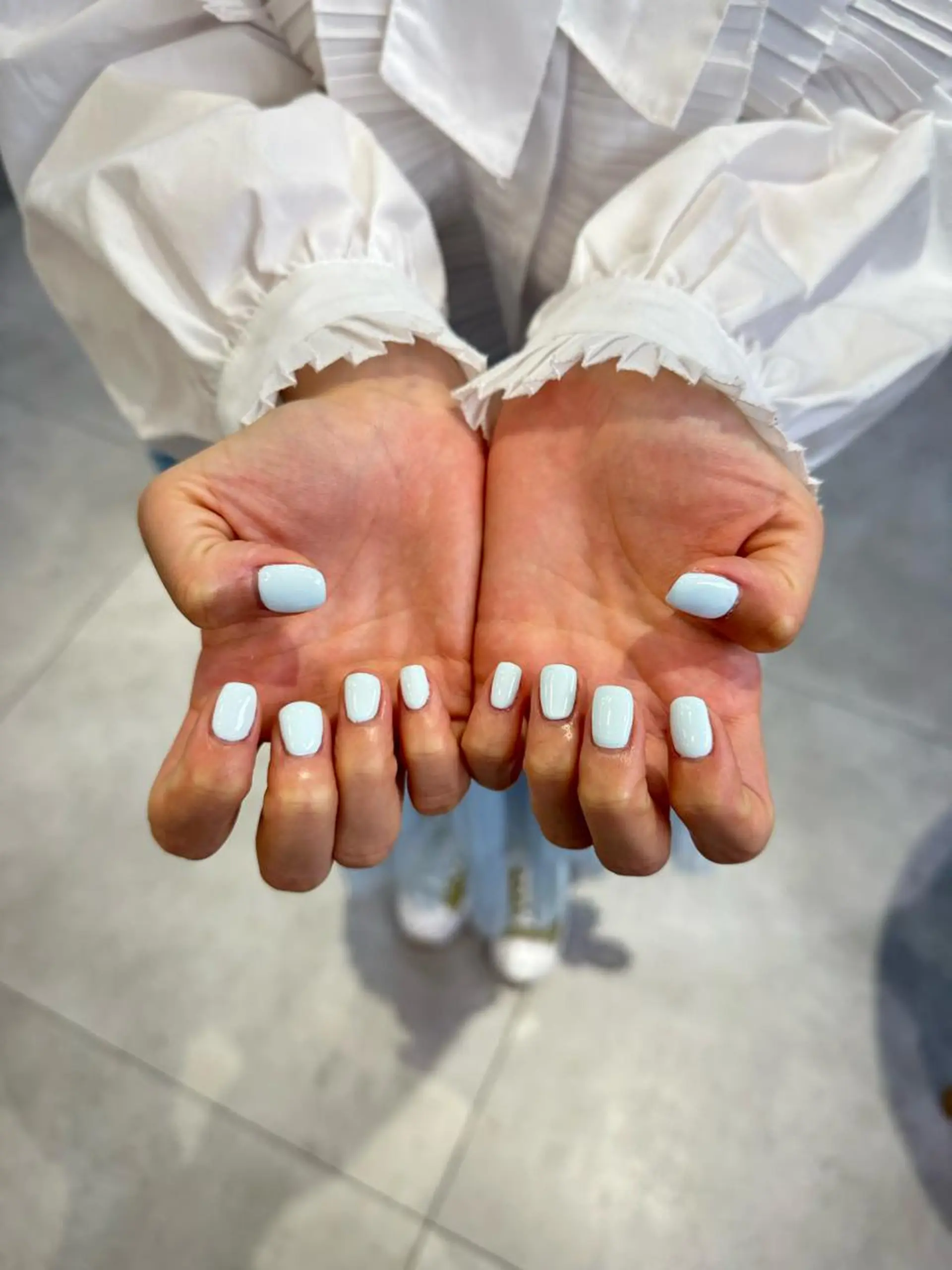 ショート ヘアアレンジ ネイル ハイトーン特化 pepe🎀のヘアスタイル