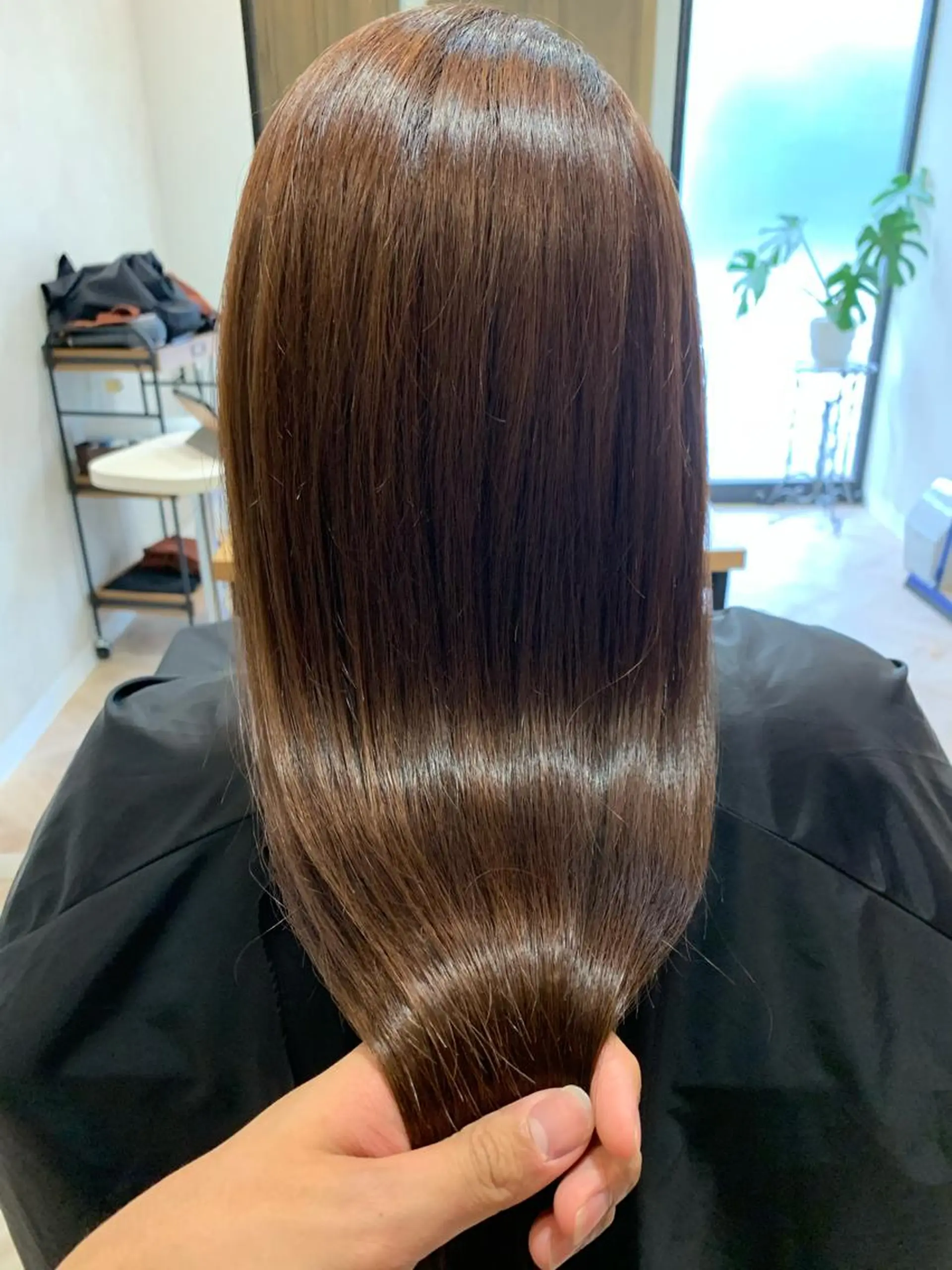 ロング カラー くせ毛 カット ヘアカラー トリートメント 💎TAKA 💫髪質改善🏆のヘアスタイル