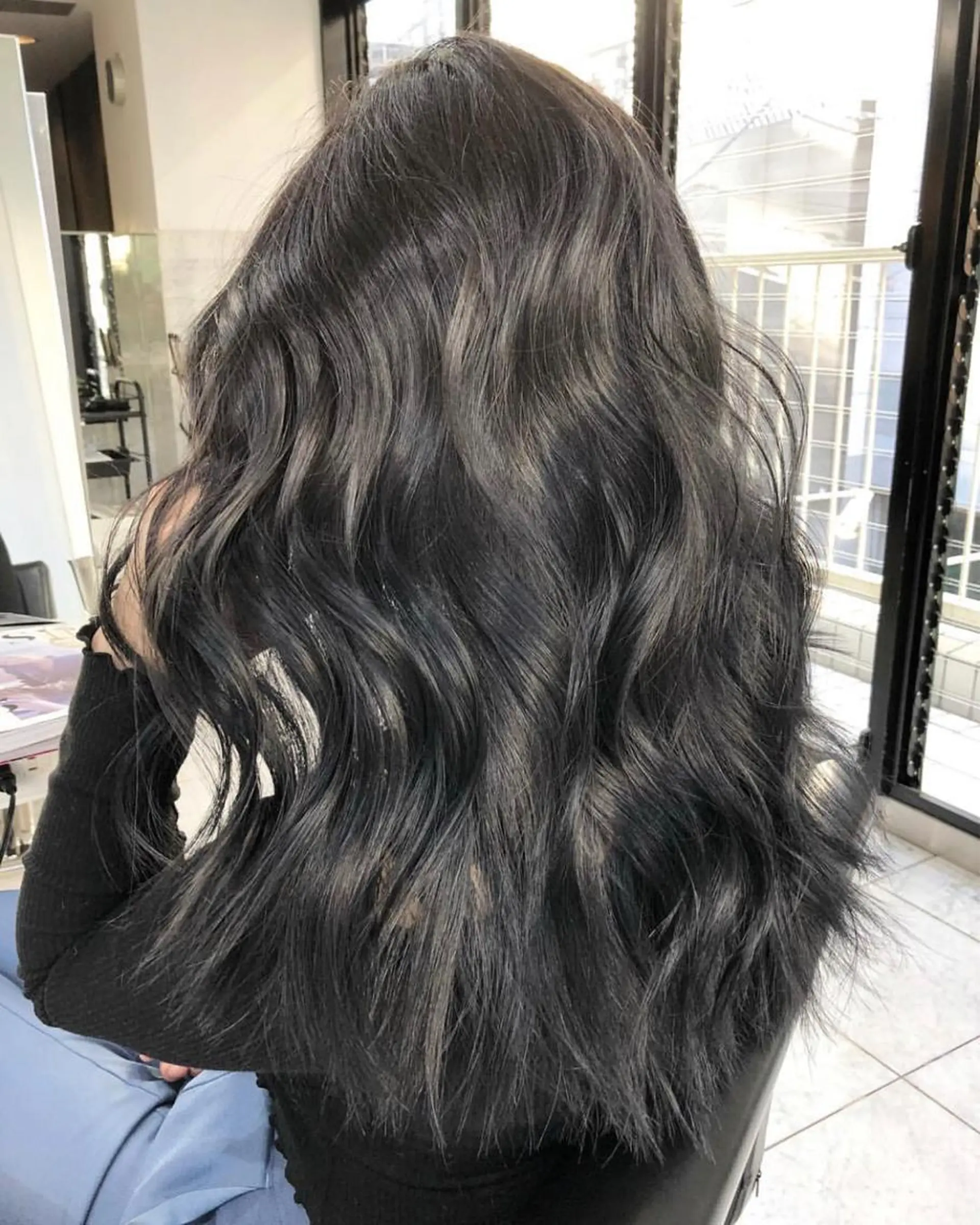 ロング カラー レイヤーカット BLend 渋谷のヘアスタイル