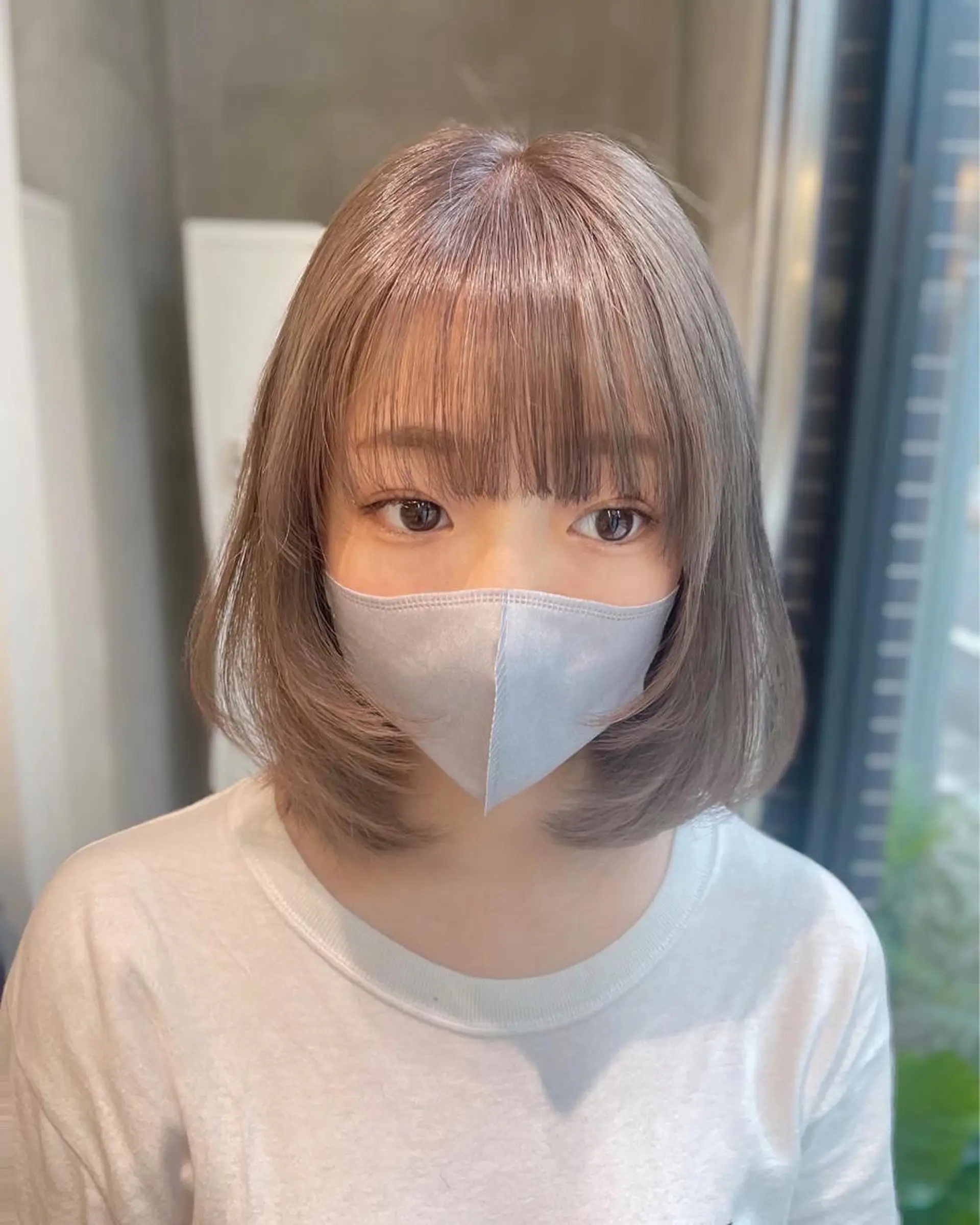 セミロング 銀座／レイヤーカット 🤍内野すみれのヘアスタイル