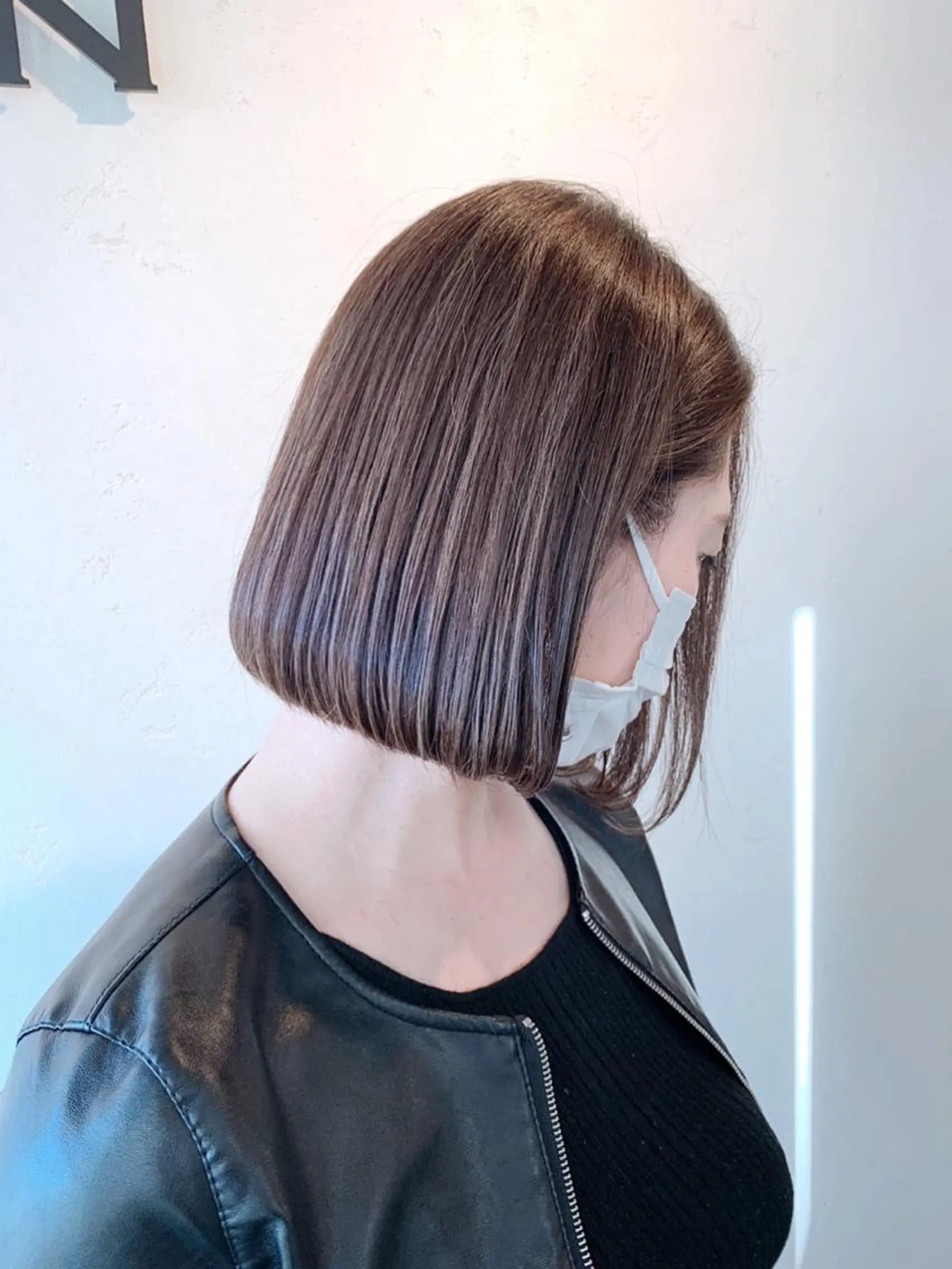 ショート 髪質改善 上品艶感カラーのヘアスタイル