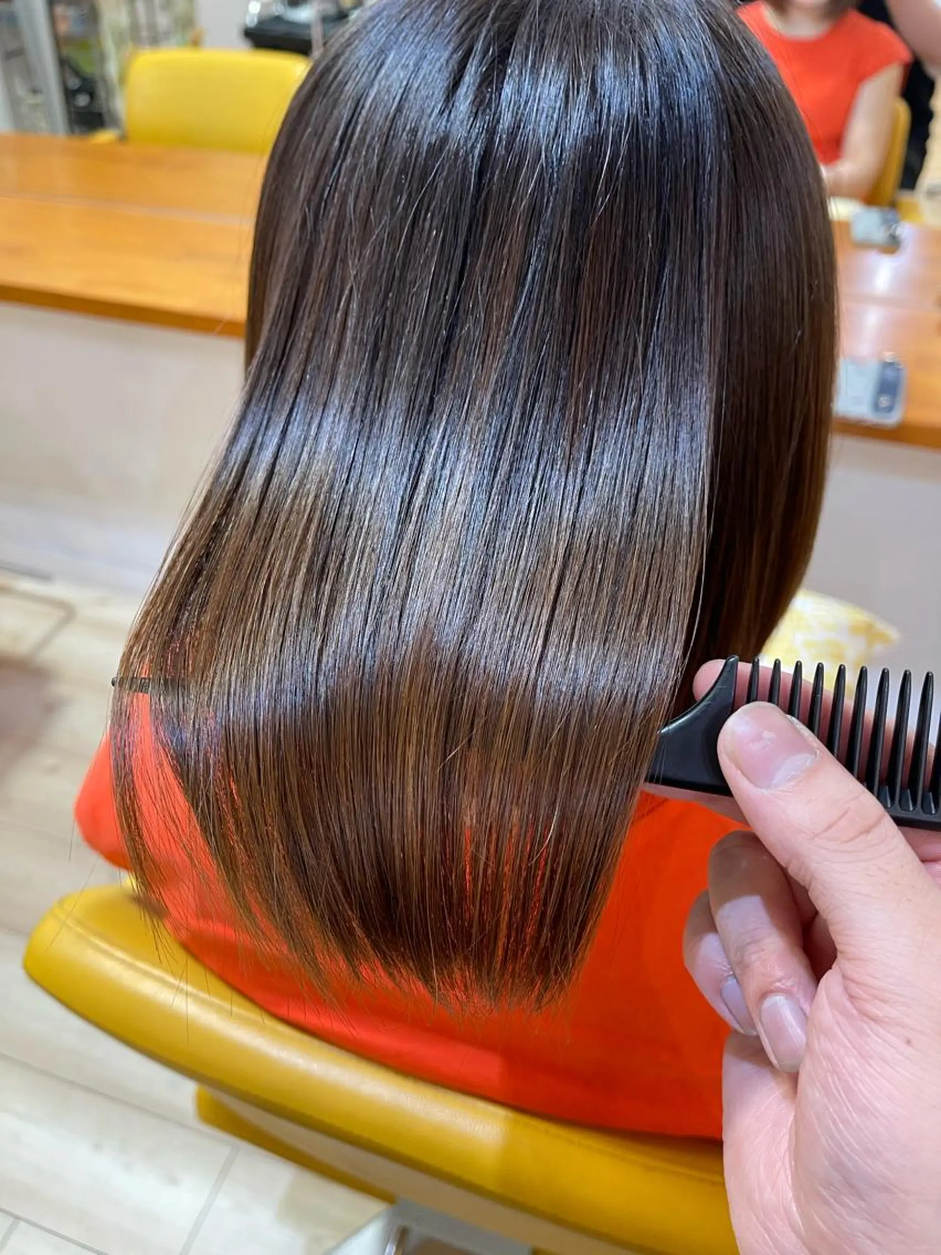 ミディアム 児玉秀人 縮毛矯正/髪質改善のヘアスタイル