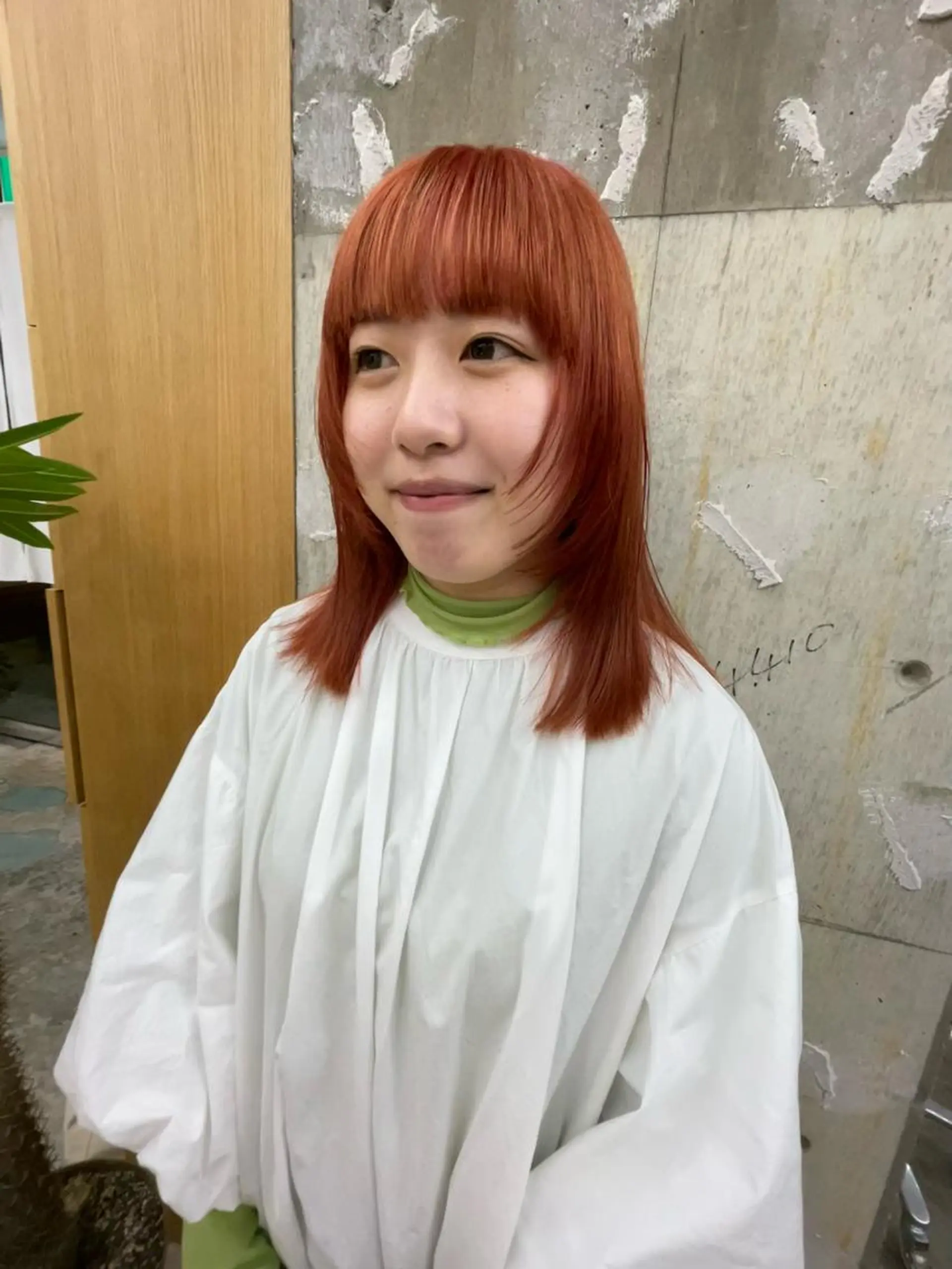 ミディアム カラー 垢抜けボブ/SAHO /OAK溝の口のヘアスタイル