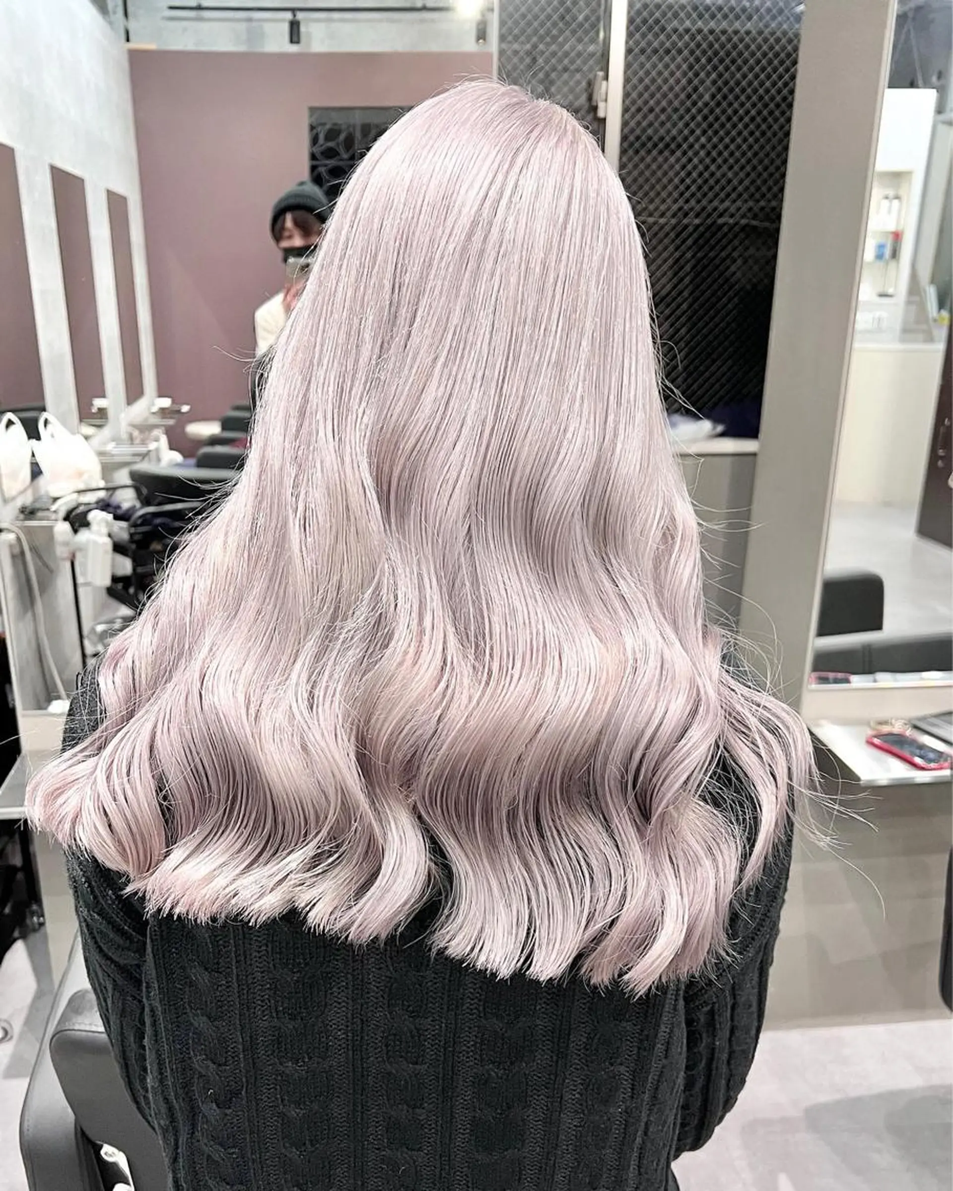 ロング カラー Via officialのヘアスタイル