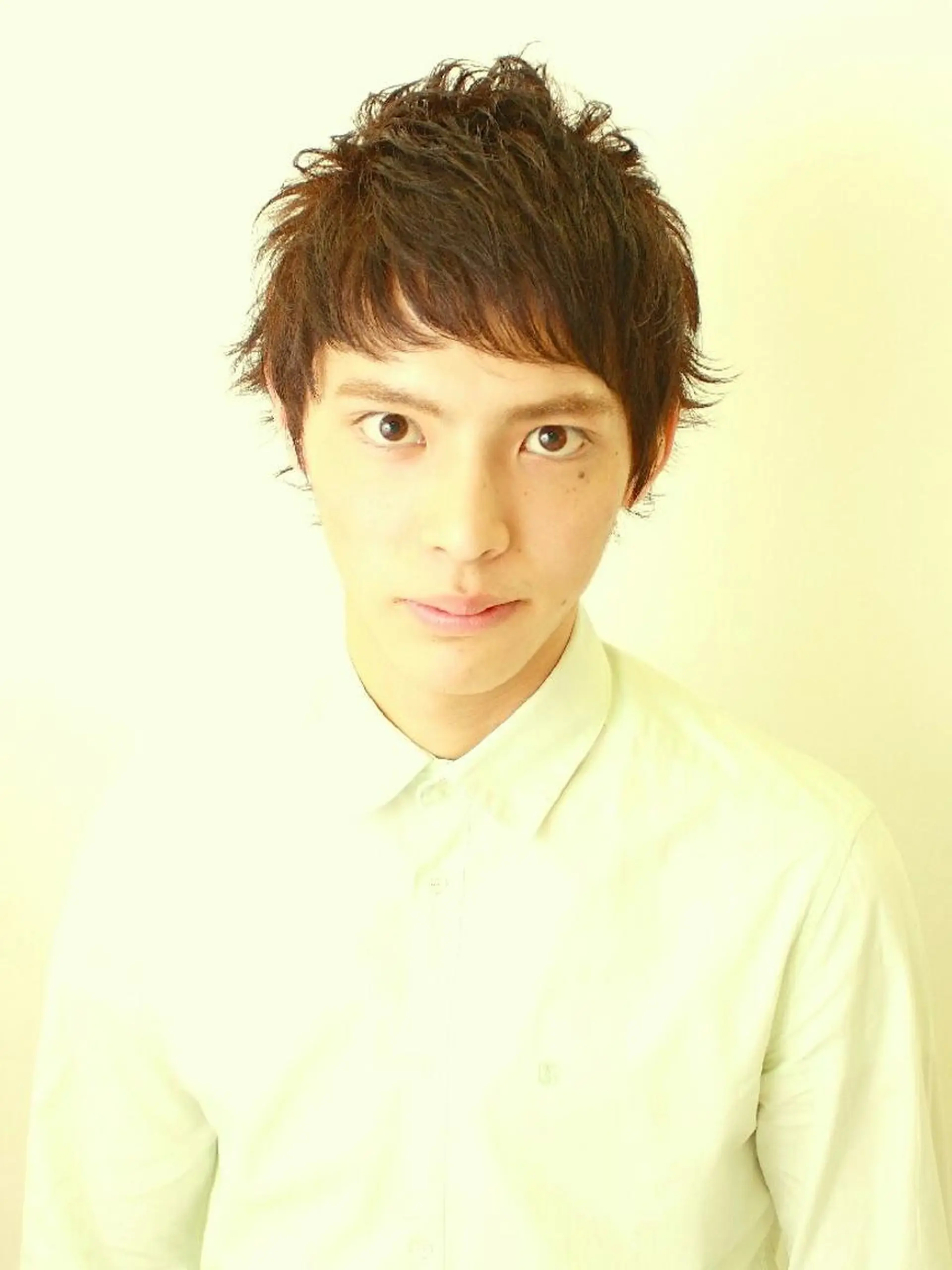 ショート メンズ カラー パーマ フリーランス所属・韓国ヘア レイヤー くびれヘアMATSUのヘアスタイル