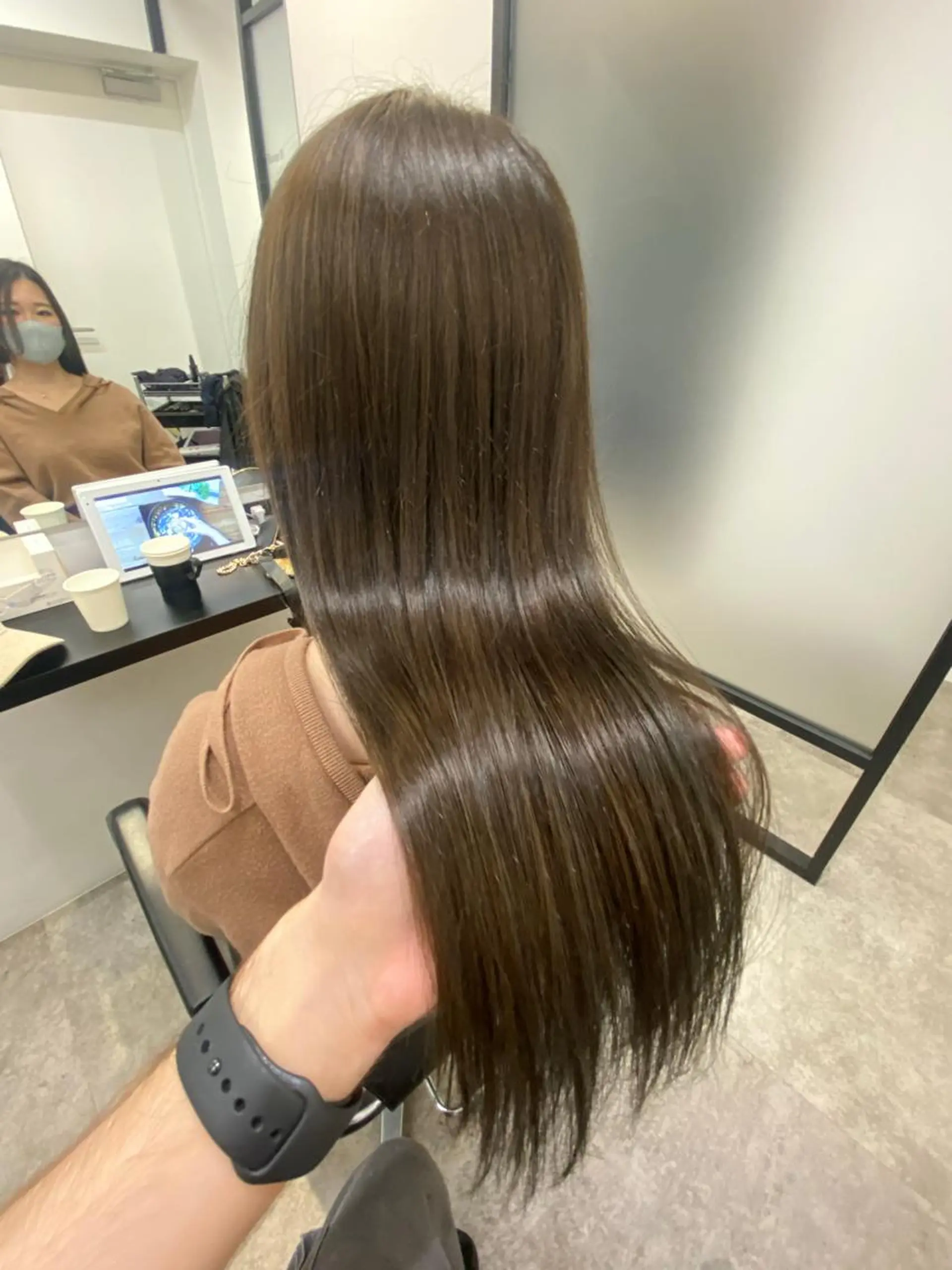 ロング カラー 【艶髪×韓国風】 毛流れ職人 RYOのヘアスタイル