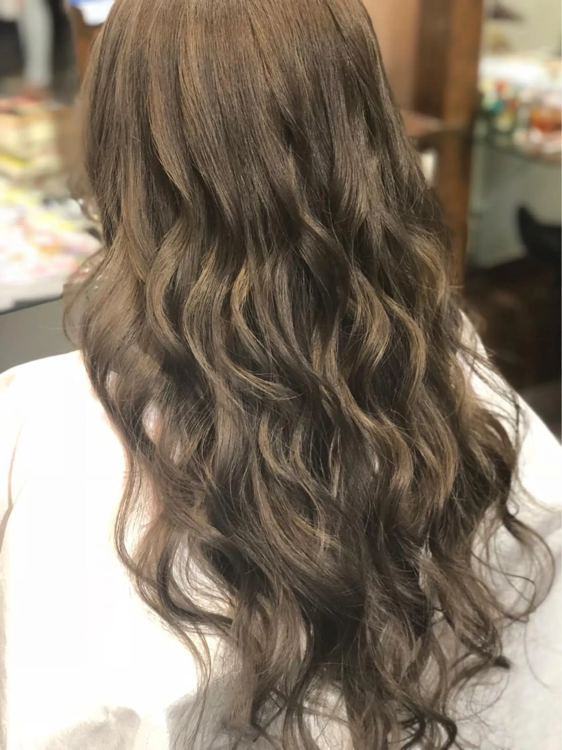 ロング ヘアカラー トリートメント BuzZ所属・西村 雄二/エクステのヘアスタイル