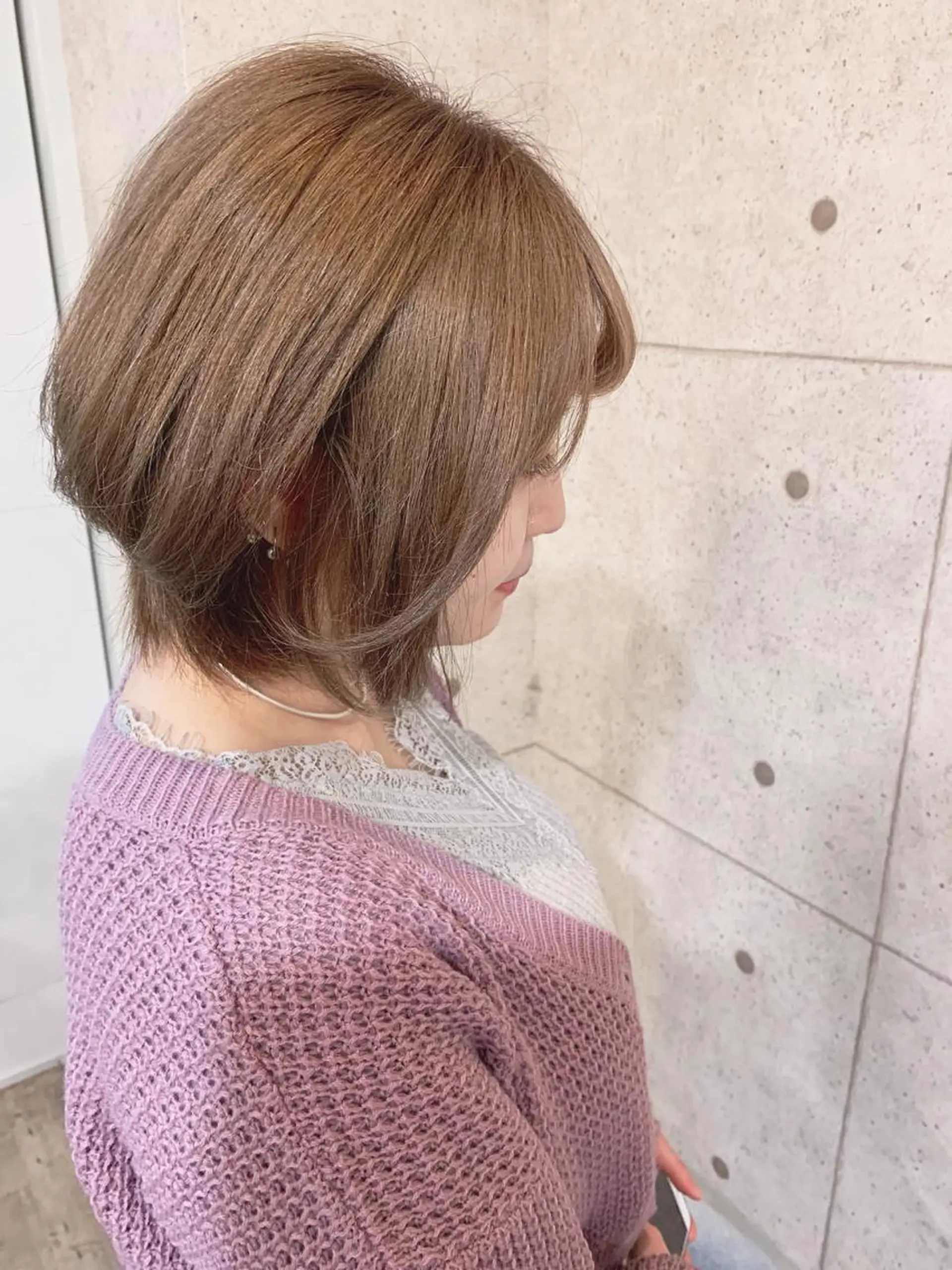 ショート ヘアカラー Selene hair OSAKAのヘアスタイル