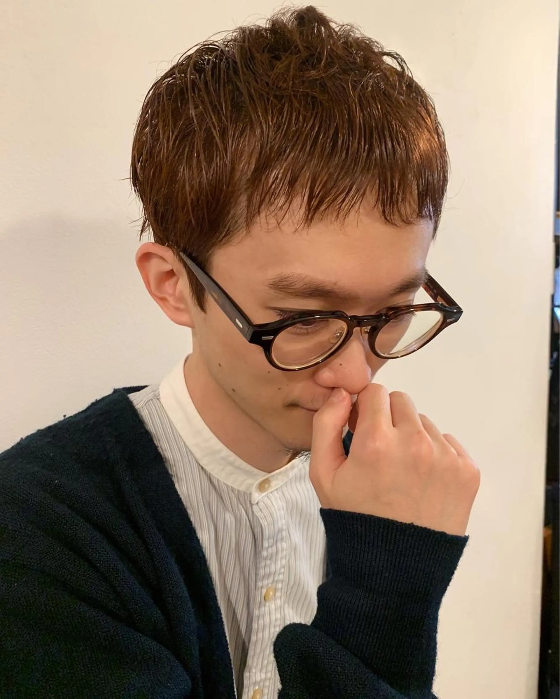 カラー メンズ カット ヘアカラー 【pejite】 Hinanoのヘアスタイル