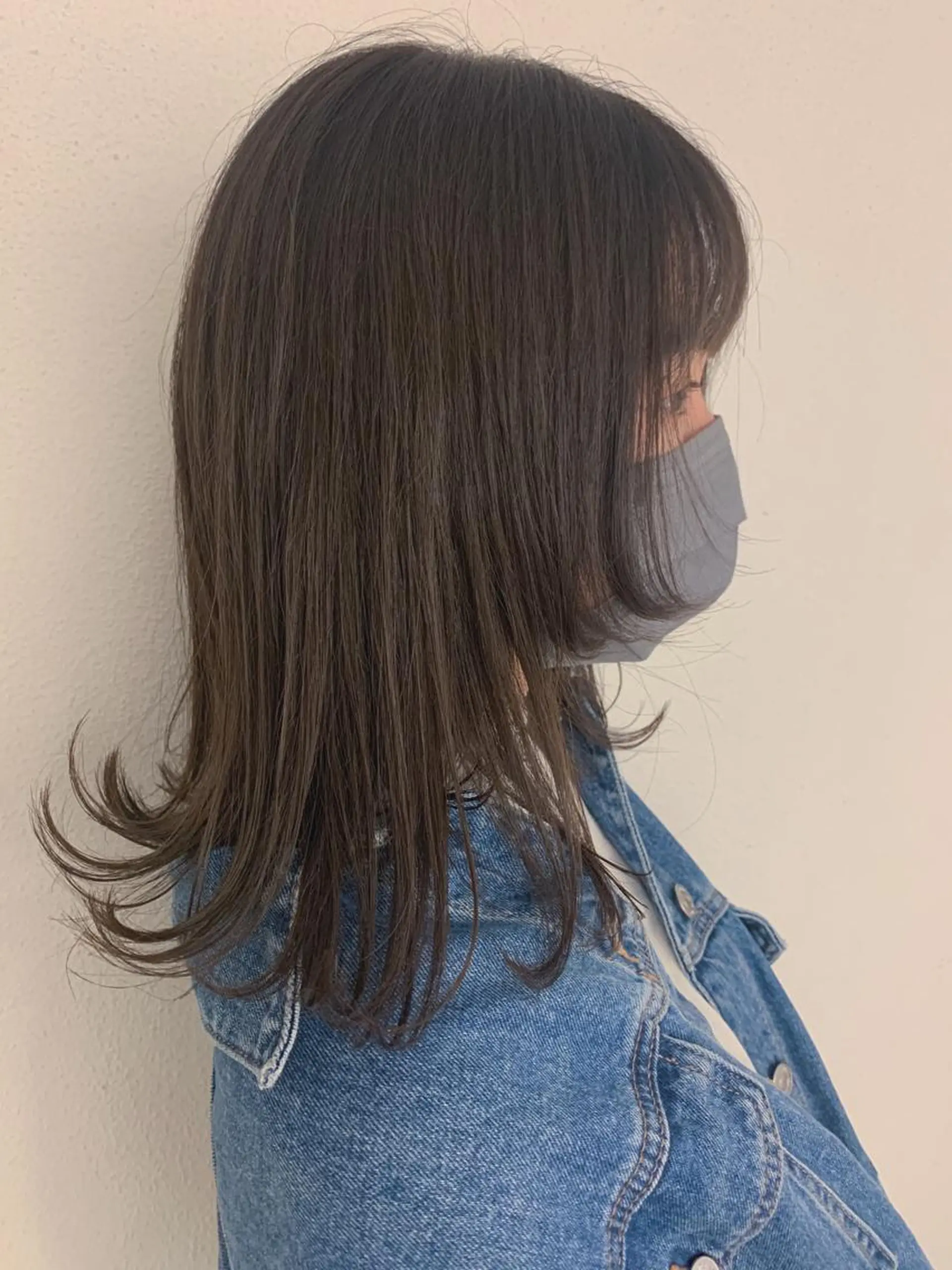 ミディアム カラー レイヤーカット Layla-lip所属・田中 奈津美のヘアスタイル