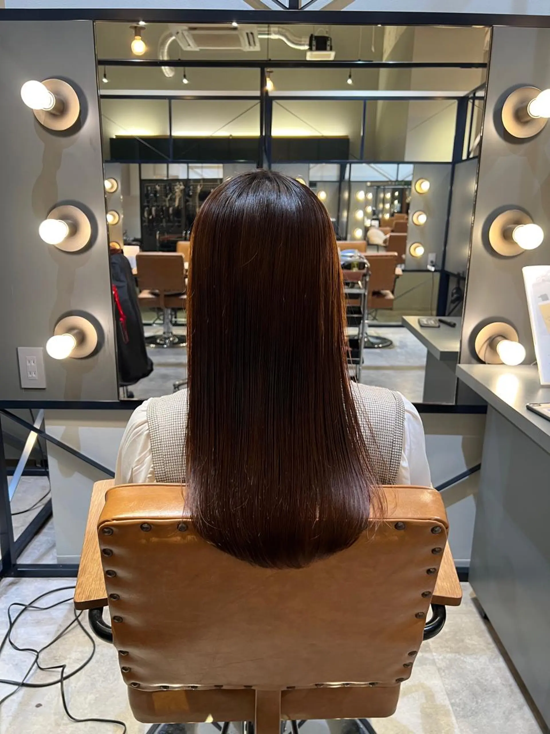 ロング カラー 髪質改善ストレート Kantaのヘアスタイル