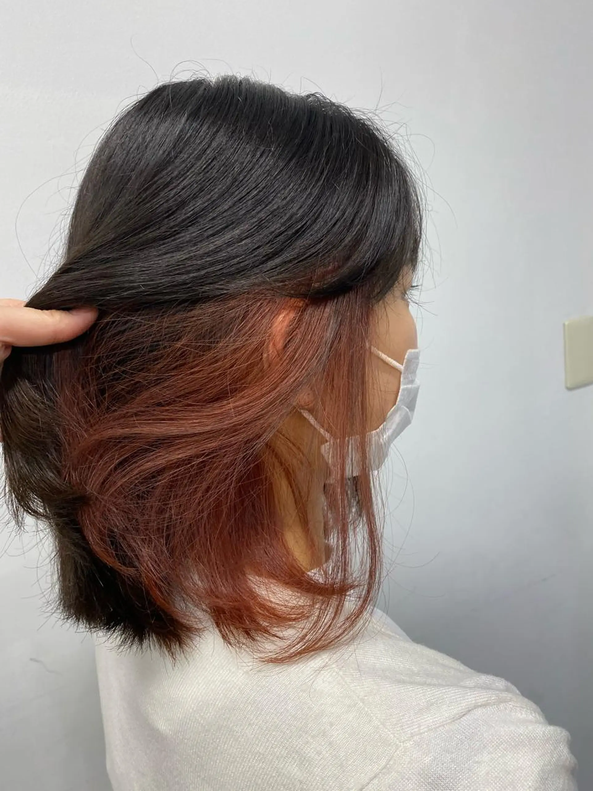 ミディアム カラー オレンジ ピンクカラー TRUNAIL&EYE所属・TRU Shino🦋のマツエク・マツパデザイン