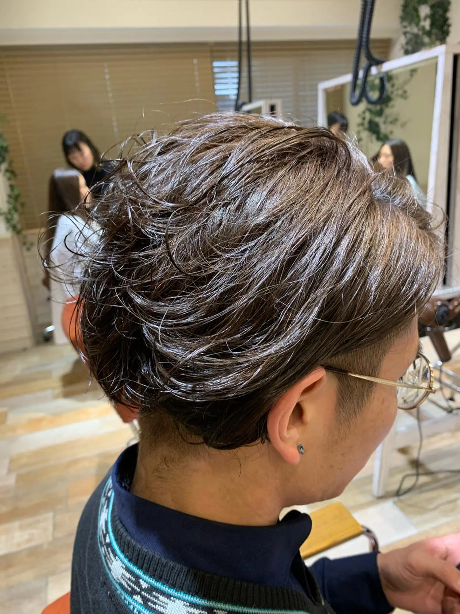 ショート パーマ メンズ カット パーマ トリートメント 【店長】 草間大輔のヘアスタイル