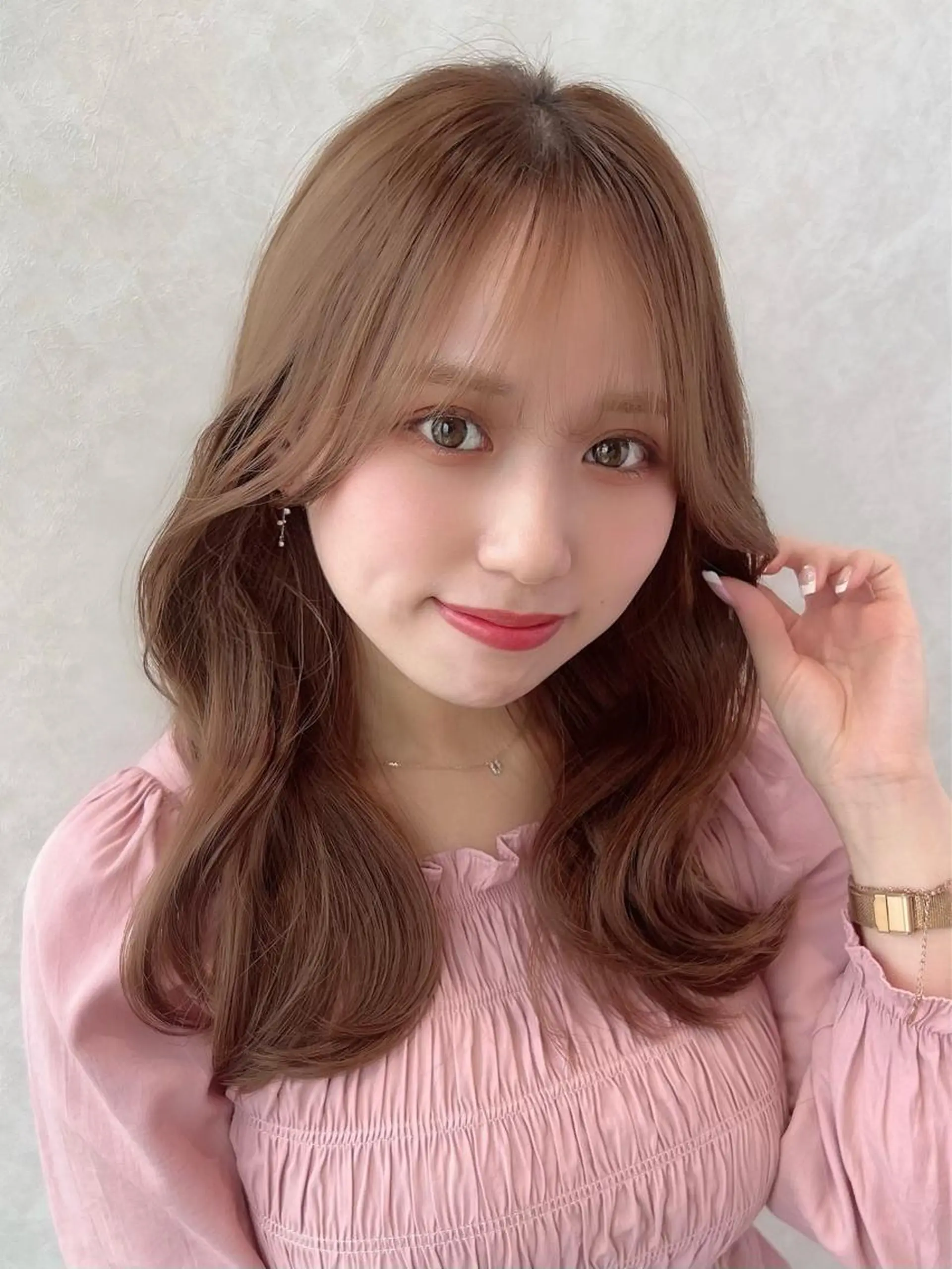 セミロング レイヤーカット カット 🧡くびれヘア/前髪 顔周り🧡久原結衣のヘアスタイル