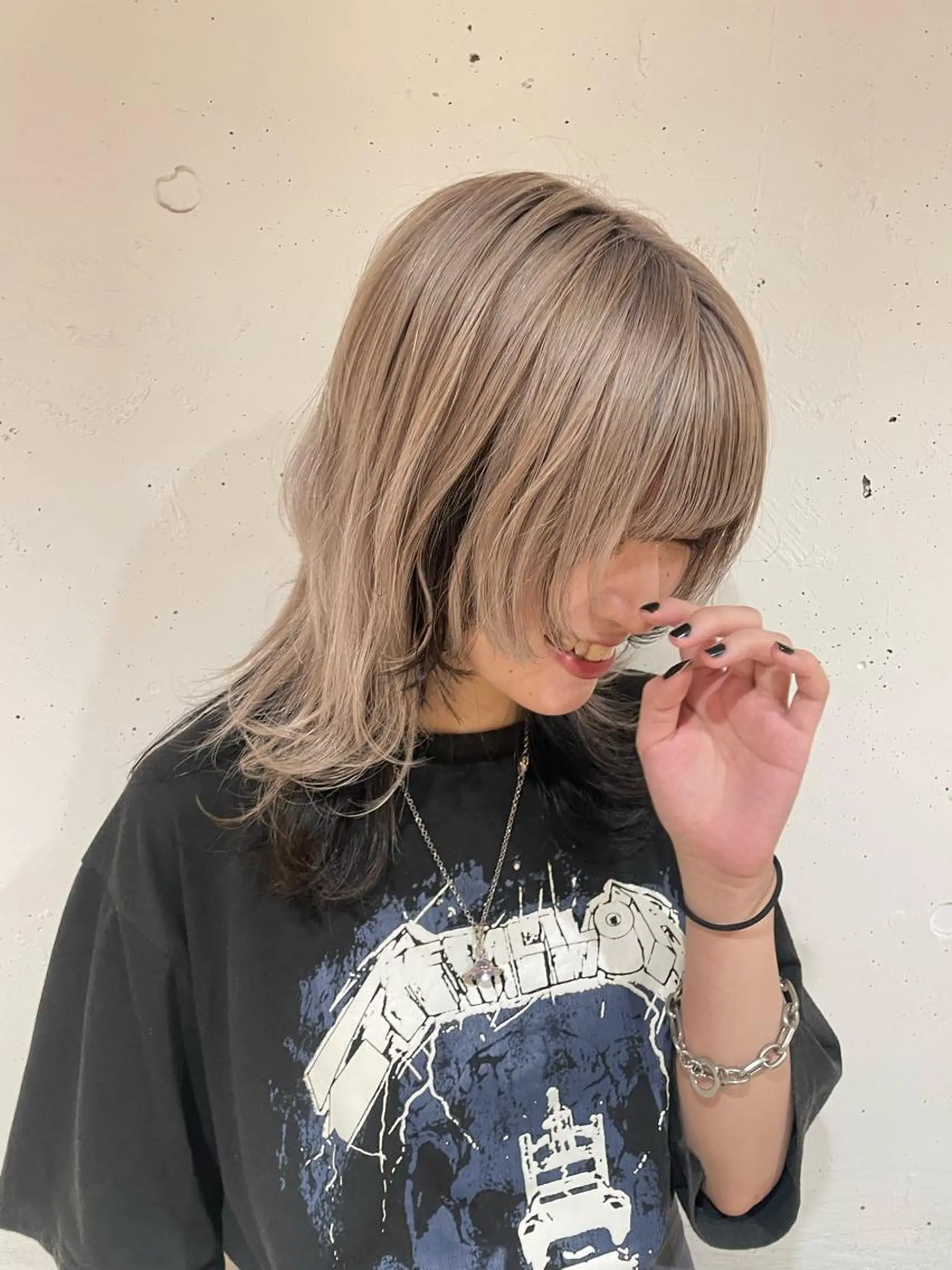 ミディアム カラー ヘアアレンジ アイブロウ 髪質改善/縮毛/新宿 🫧SUZUKA🫧のヘアスタイル