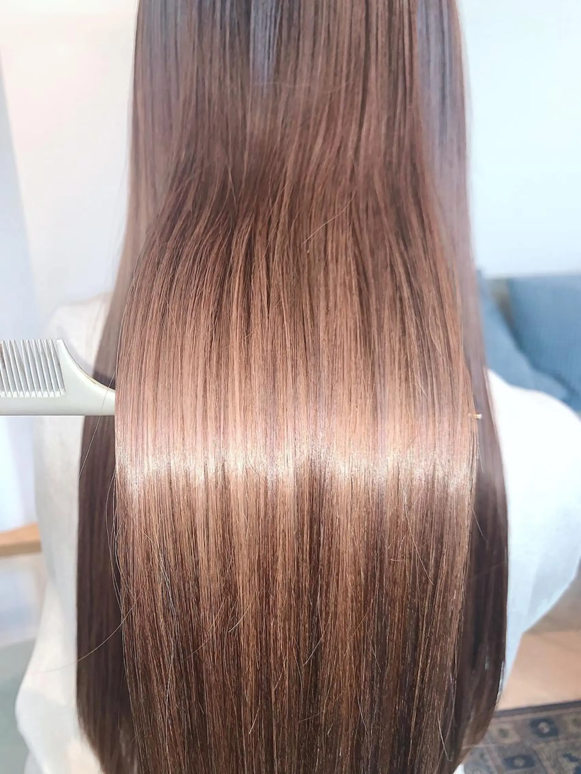 ロング 柳下 涼のヘアスタイル