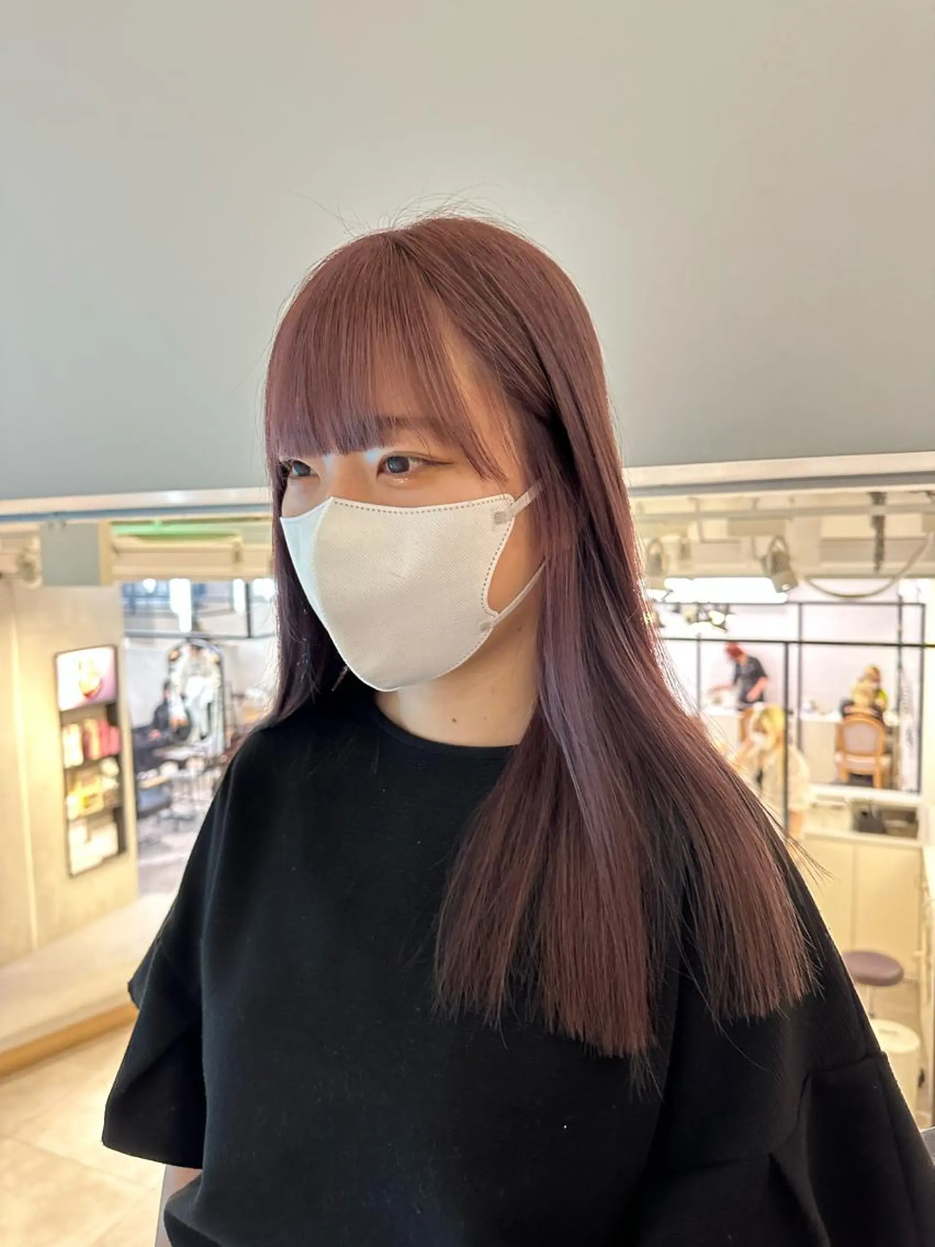 ロング カラー ヘアアレンジ ハイトーン特化 pepe🎀のヘアスタイル