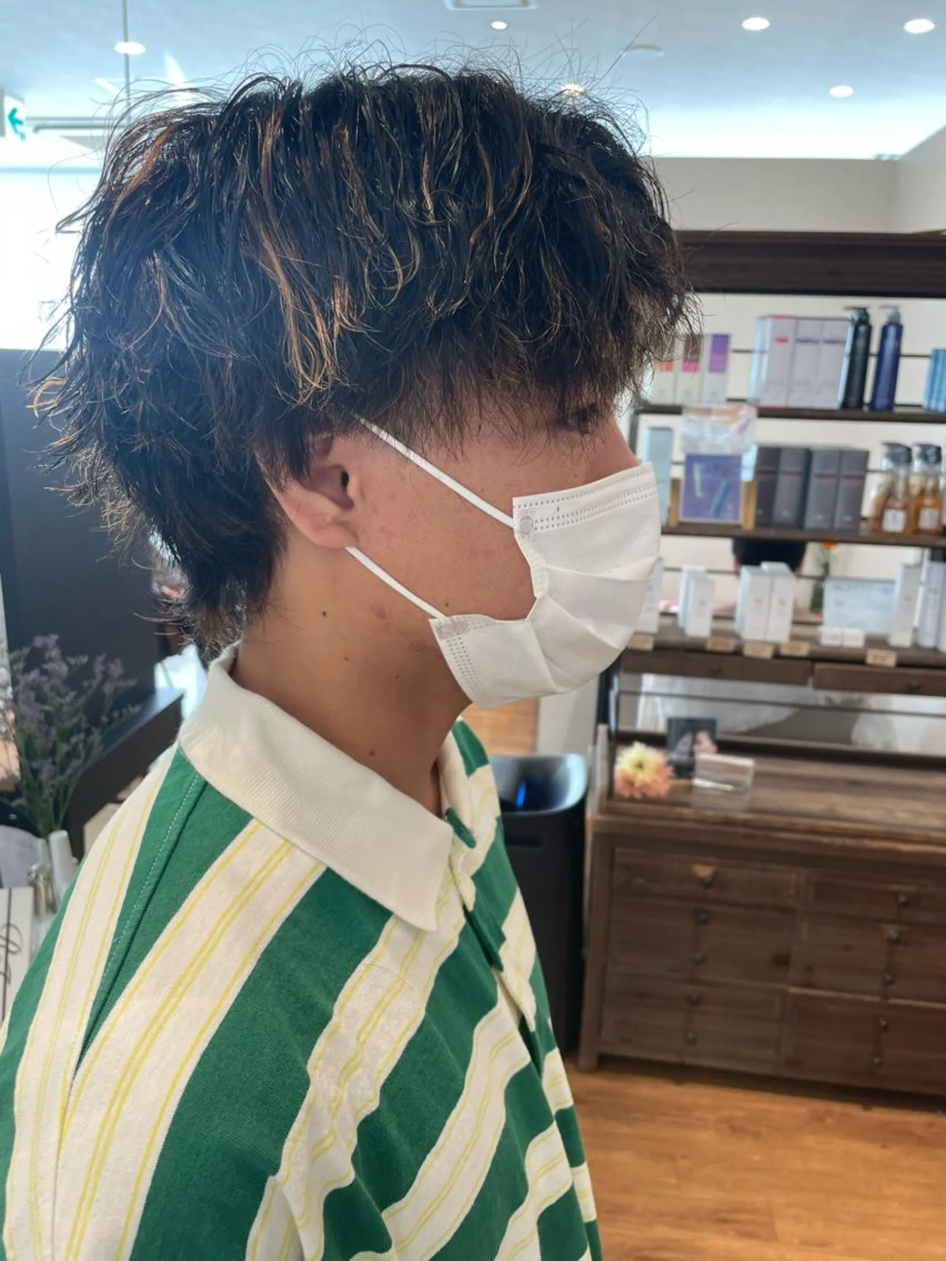 パーマ カット パーマ 髪質改善/ブリーチ 田代 龍我のヘアスタイル