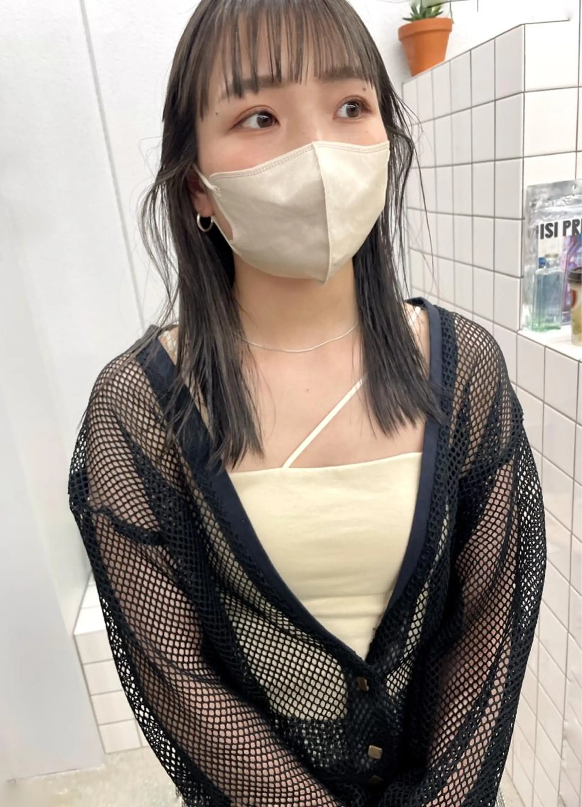 ミディアム カラー カット ヘアカラー 関 京磨のヘアスタイル