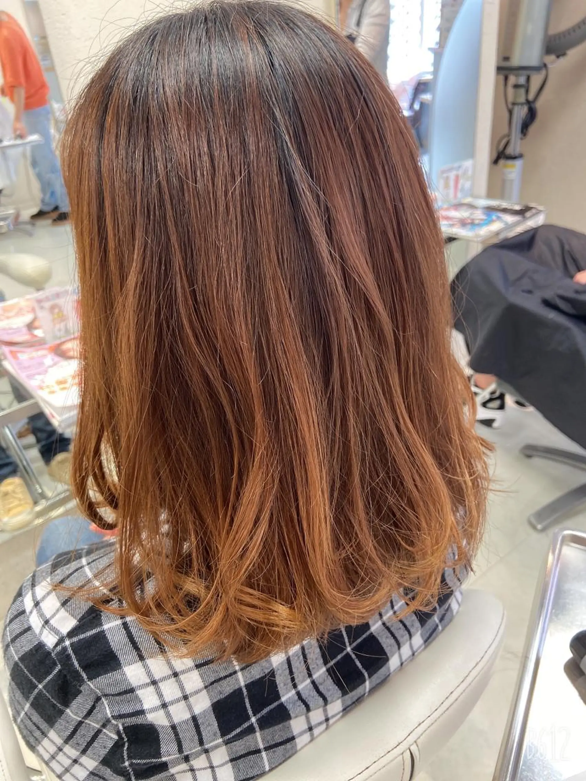 ミディアム カット トリートメント 菊地 美憂のヘアスタイル