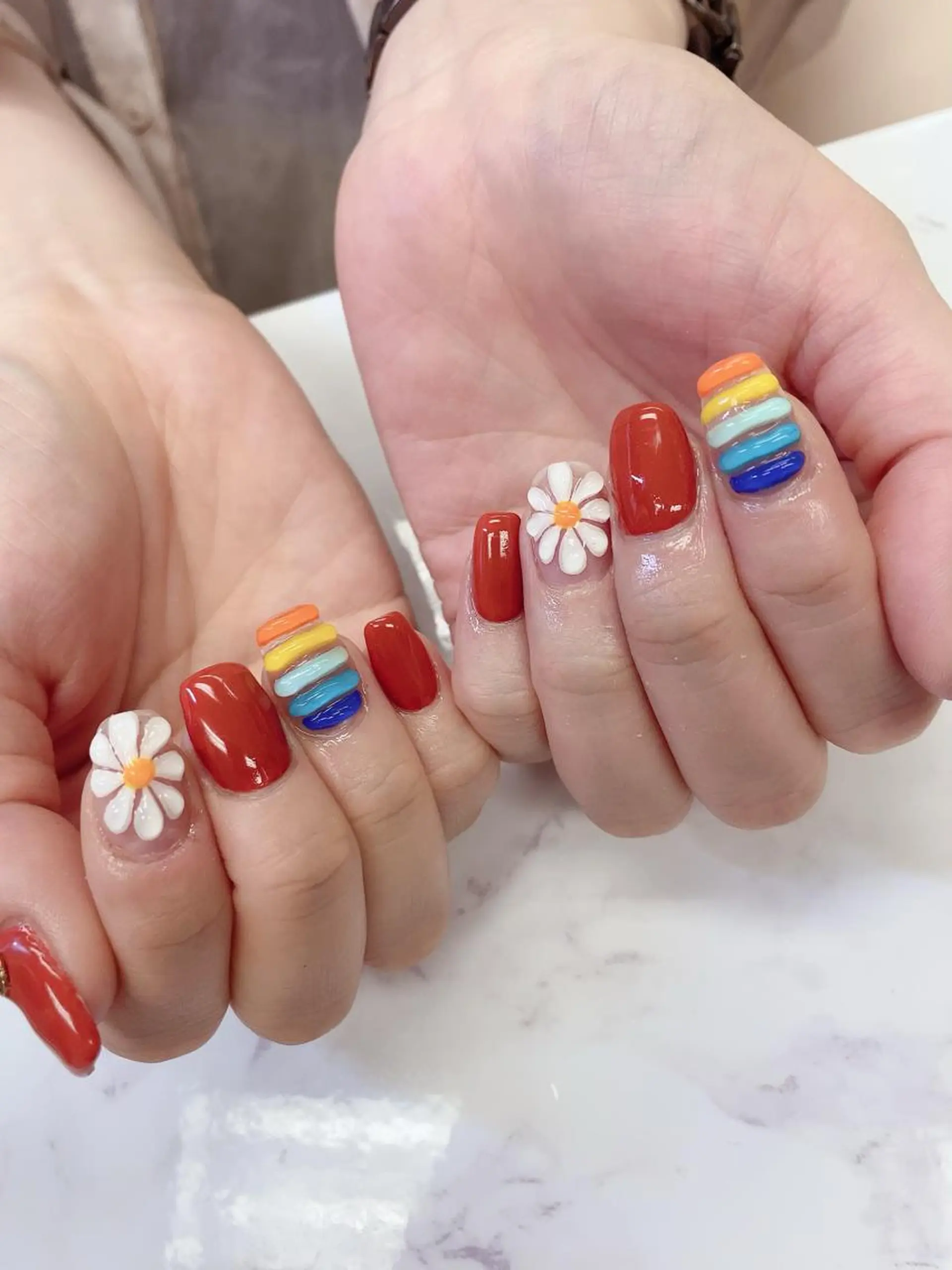 ショート ハンドネイル JNA認定講師🌸 RIEのネイルデザイン