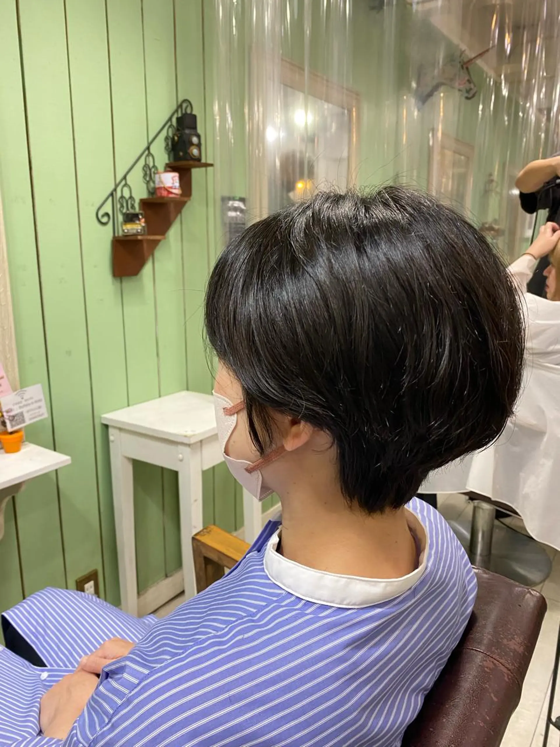 ショート 🩶西 雪乃/透明感 くすみカラー🫧のヘアスタイル