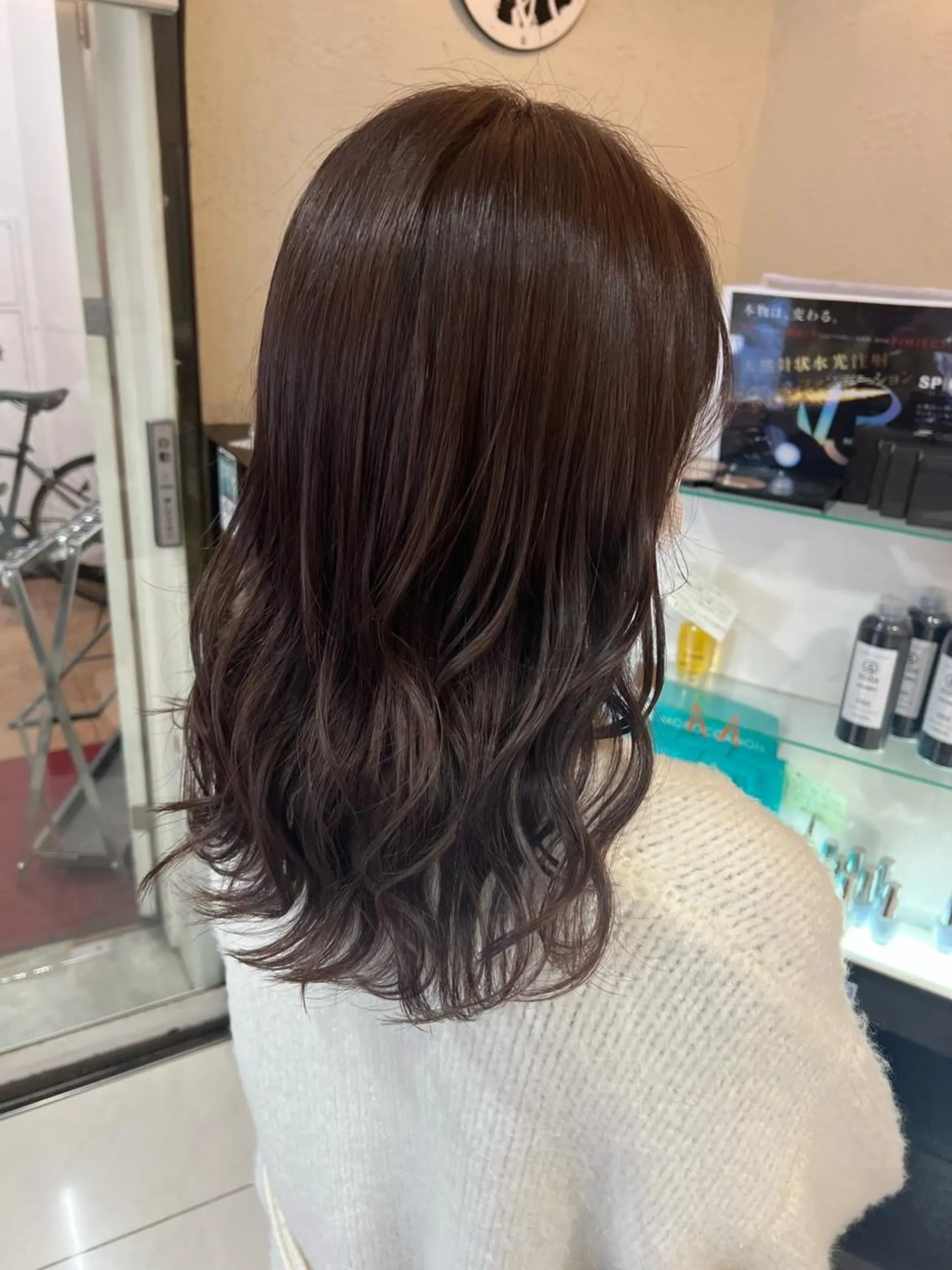 セミロング カラー エクステ＆艶カラー 🎀YURINA🎀のヘアスタイル