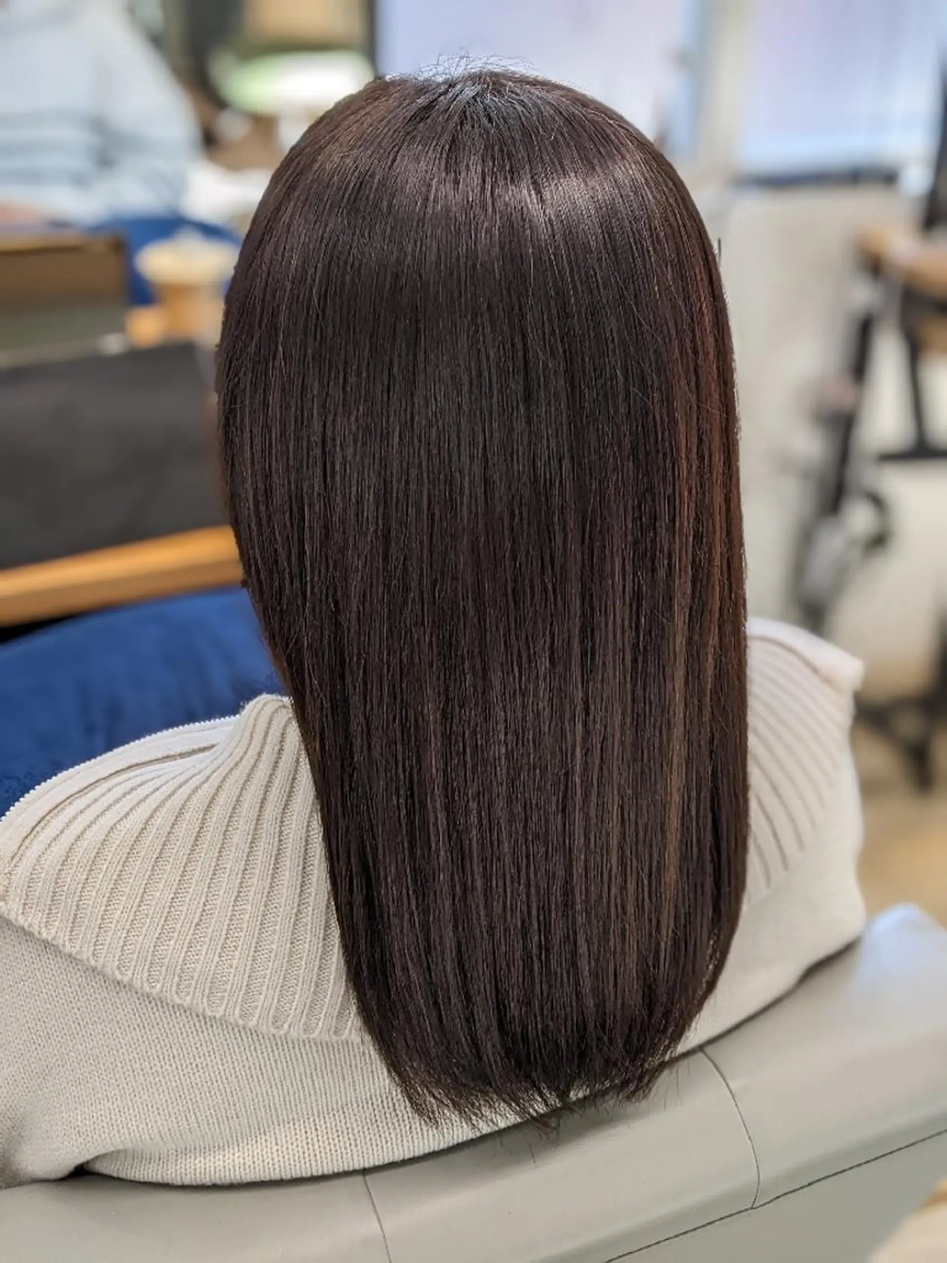 ロング カラー 縮毛矯正 トリートメント ヘアカラー トリートメント Kokeshi/美髪 /脱毛/ヘッドスパのヘアスタイル