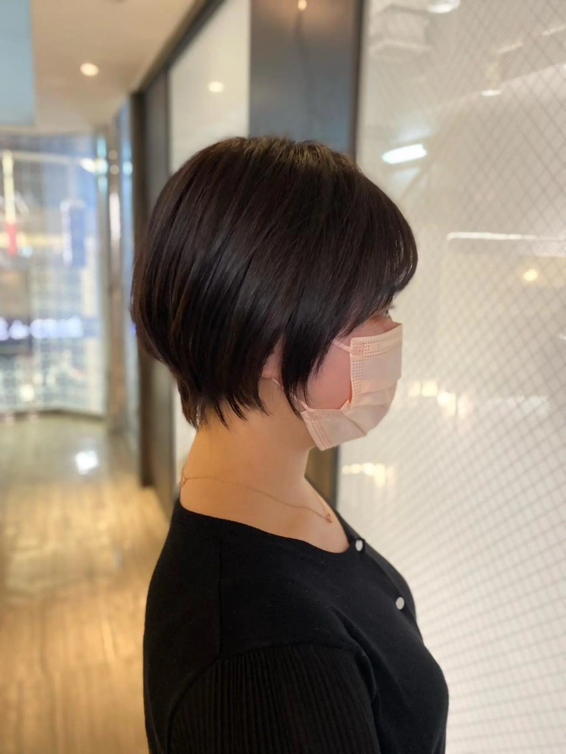 ショート 京都レイヤーカット/ 縮毛矯正/羽柴りくのヘアスタイル