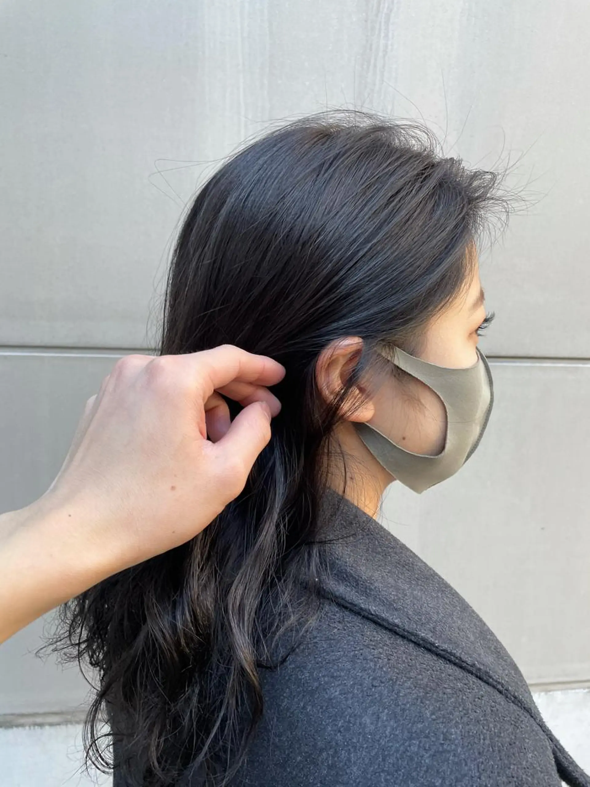 ロング カラー レイヤーカット 岩谷流星のヘアスタイル