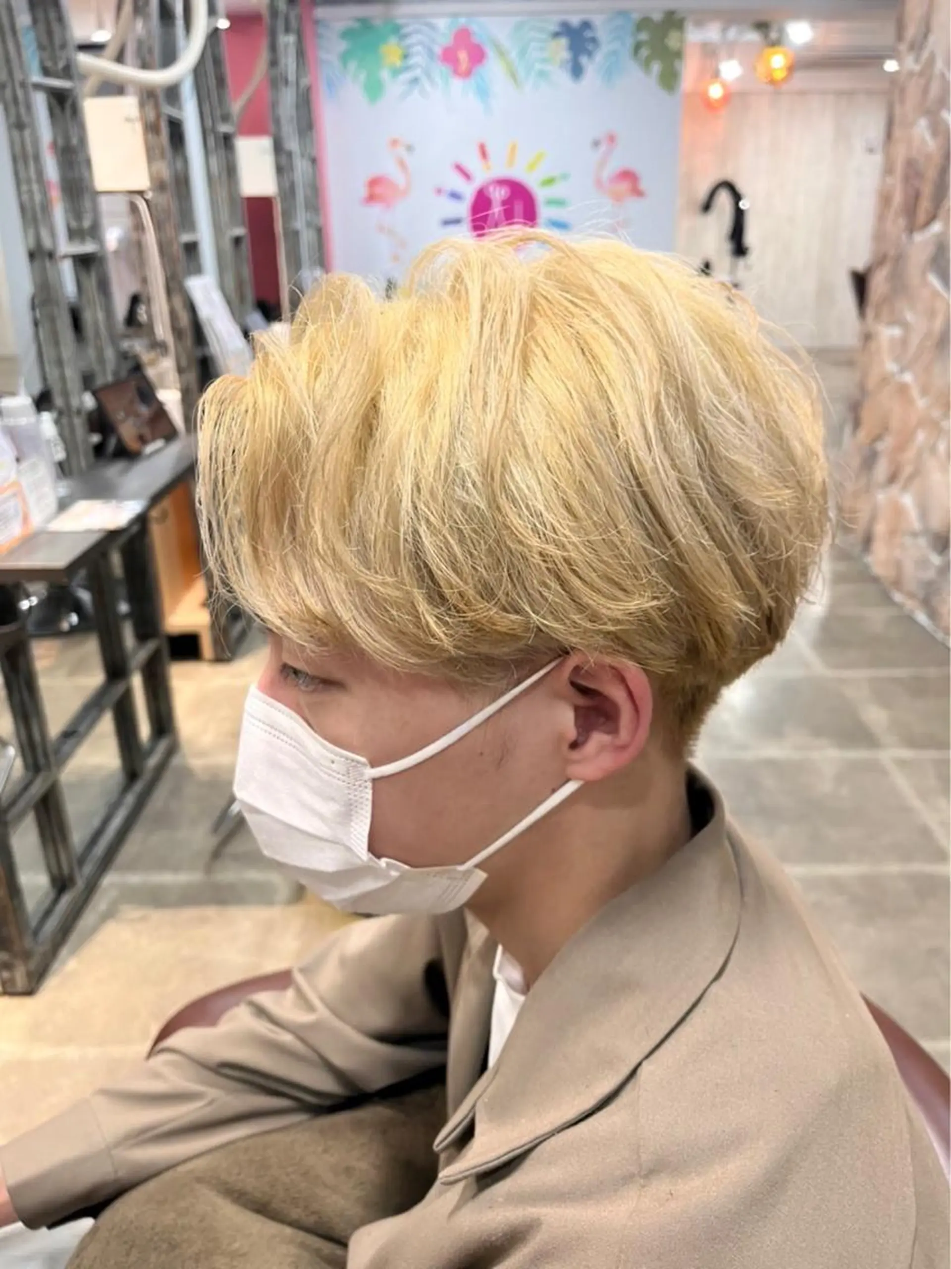 メンズ ヘアカラー エリアNo.1カラー ⭐️hikaru⭐️のヘアスタイル