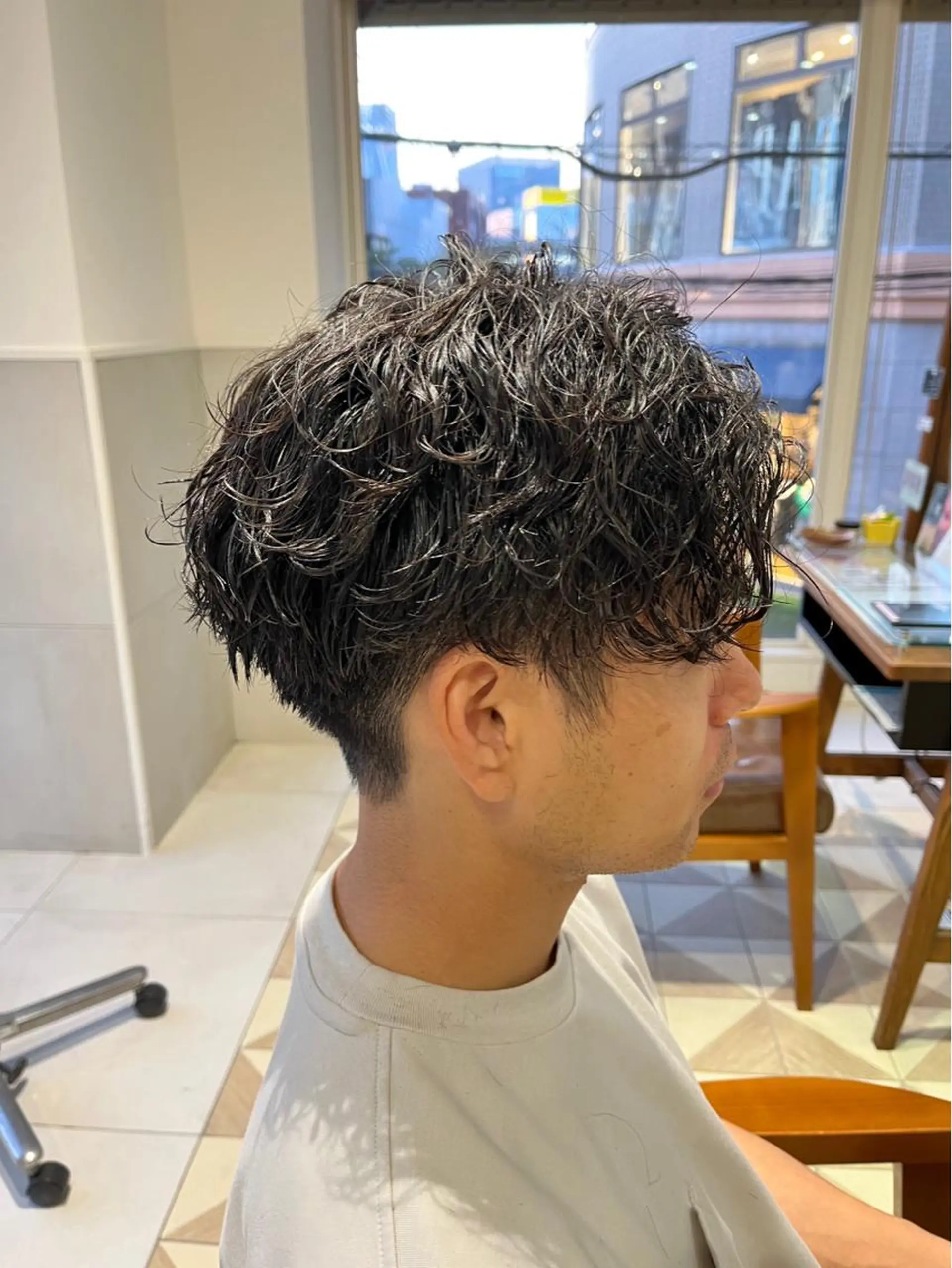 メンズ カット パーマ 鬼松沙弥 ❤︎メンズパーマのヘアスタイル