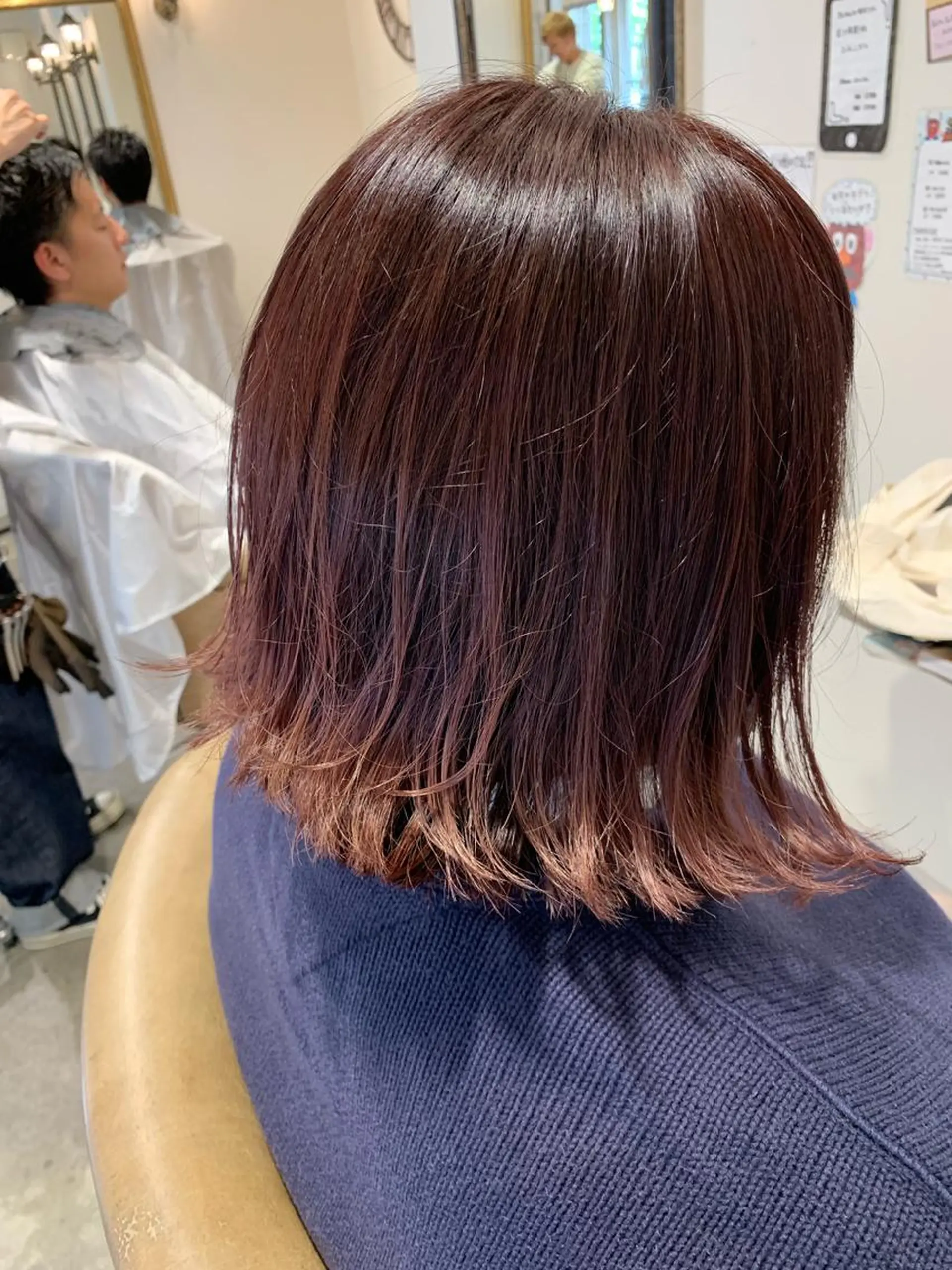 ショート カラー パーマ ヘアアレンジ キッズ ネイル マツエク・マツパ ベージュカラー グラデーションカラー ピンクカラー ピンクベージュ カラーマツエク ヘアカラー トリートメント 韓国♡ワンホン系 ♡YURIのヘアスタイル