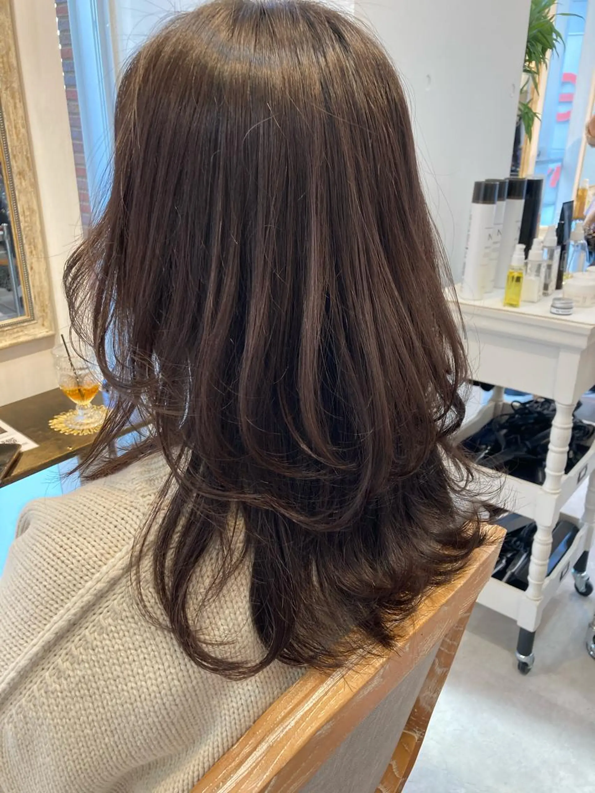 セミロング カラー ボブ& 髪質改善FUMIYAのヘアスタイル