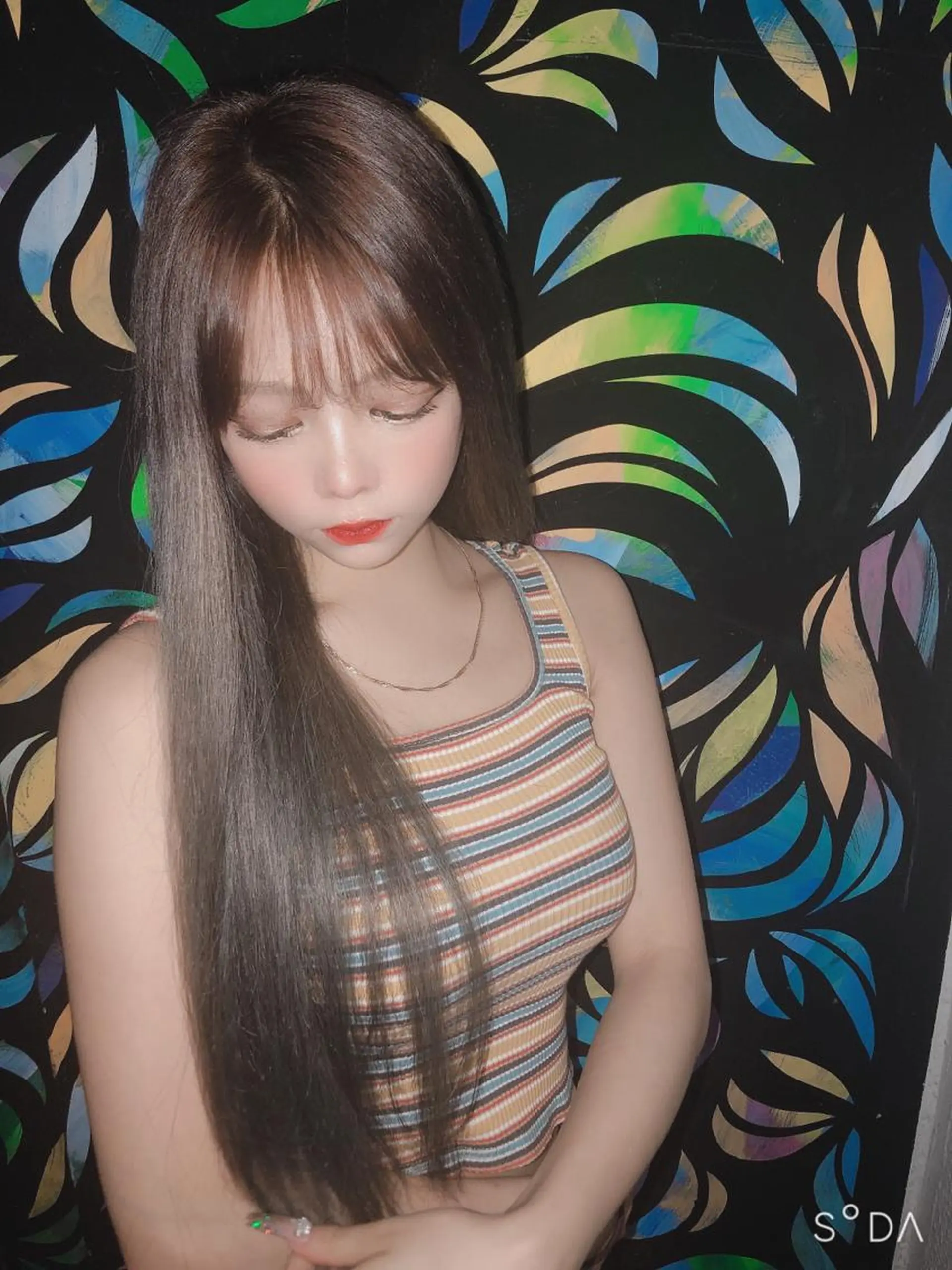 ロング シールエクステ エクステ Hair mission【ヘアーミッション】心斎橋所属・エクステ／レイヤー 落合/心斎橋のヘアスタイル