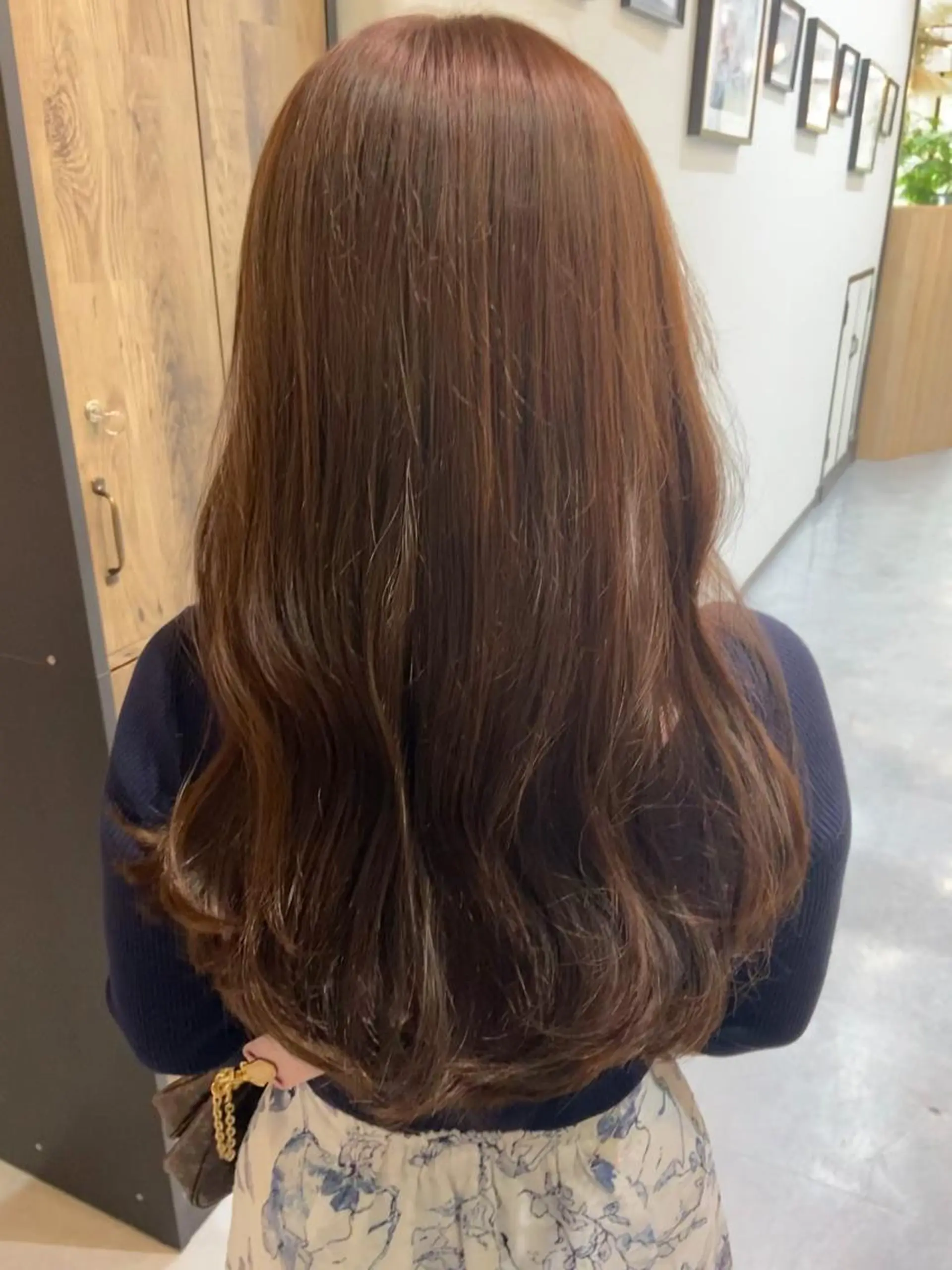 ロング カラー ヘアアレンジ 田中 あやなのヘアスタイル