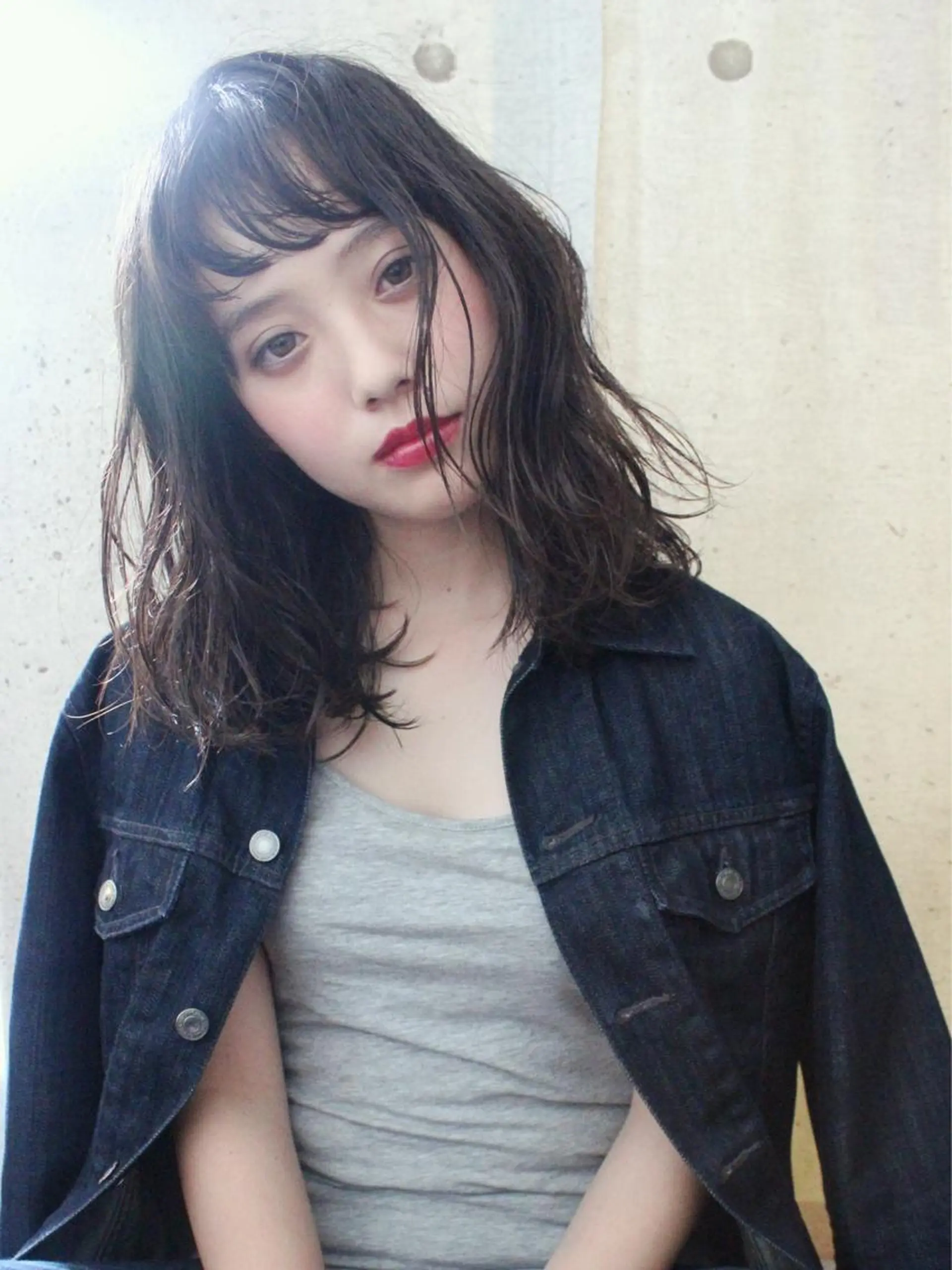 セミロング カラー パーマ ooit所属・ooit 【オーイット】のヘアスタイル