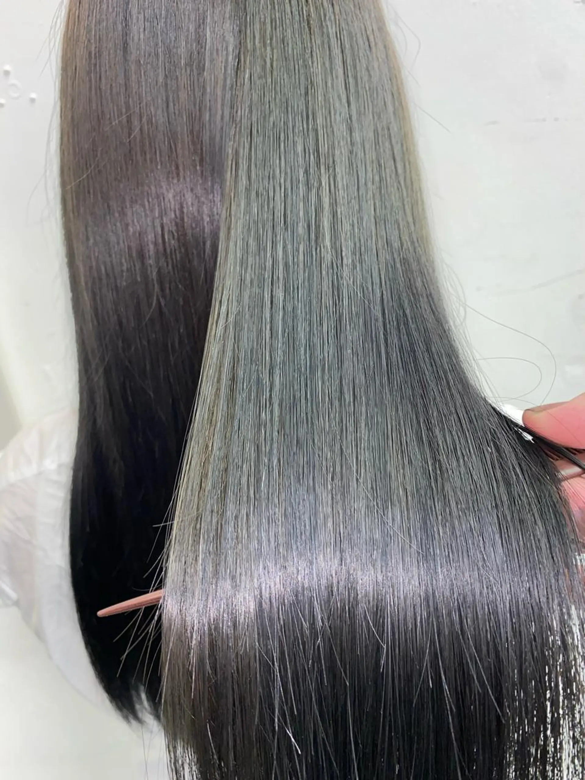 ロング カラー トリートメント クロスパーマ🥇韓国 ヘア🇰🇷濵田航希のヘアスタイル