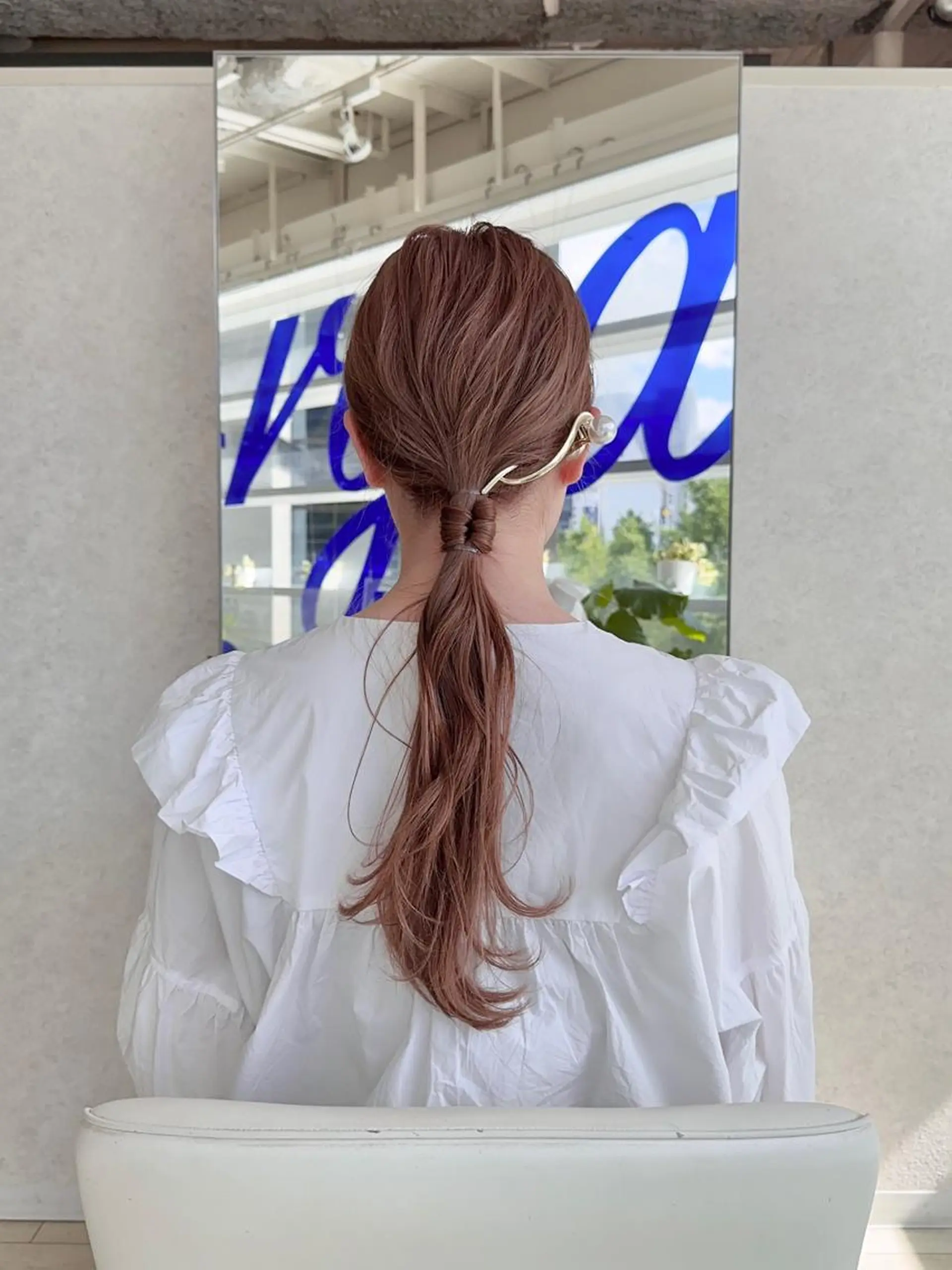 ロング ヘアアレンジ ポニーテール 瀬戸 さくらのヘアスタイル