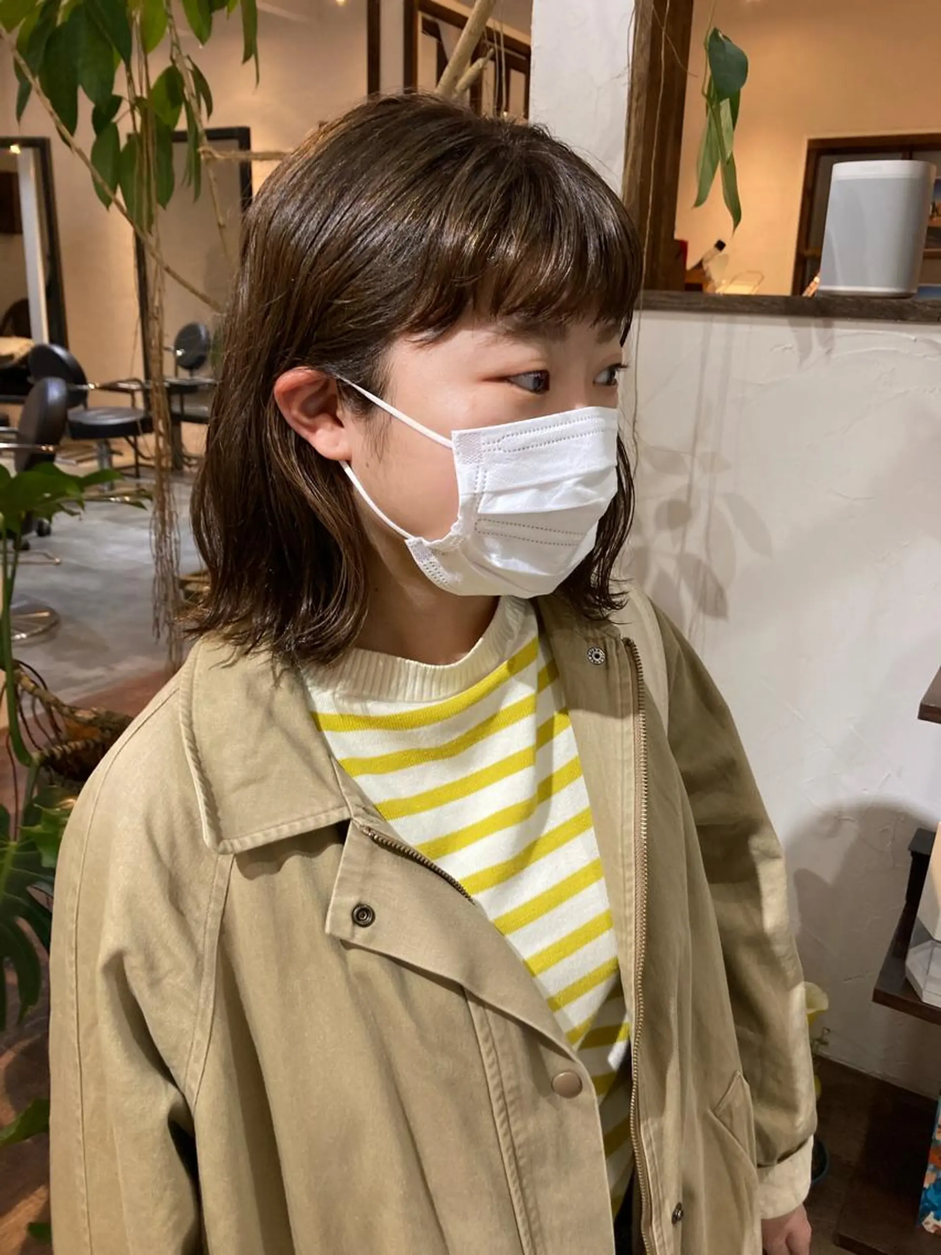 ミディアム 金田 夏野のヘアスタイル