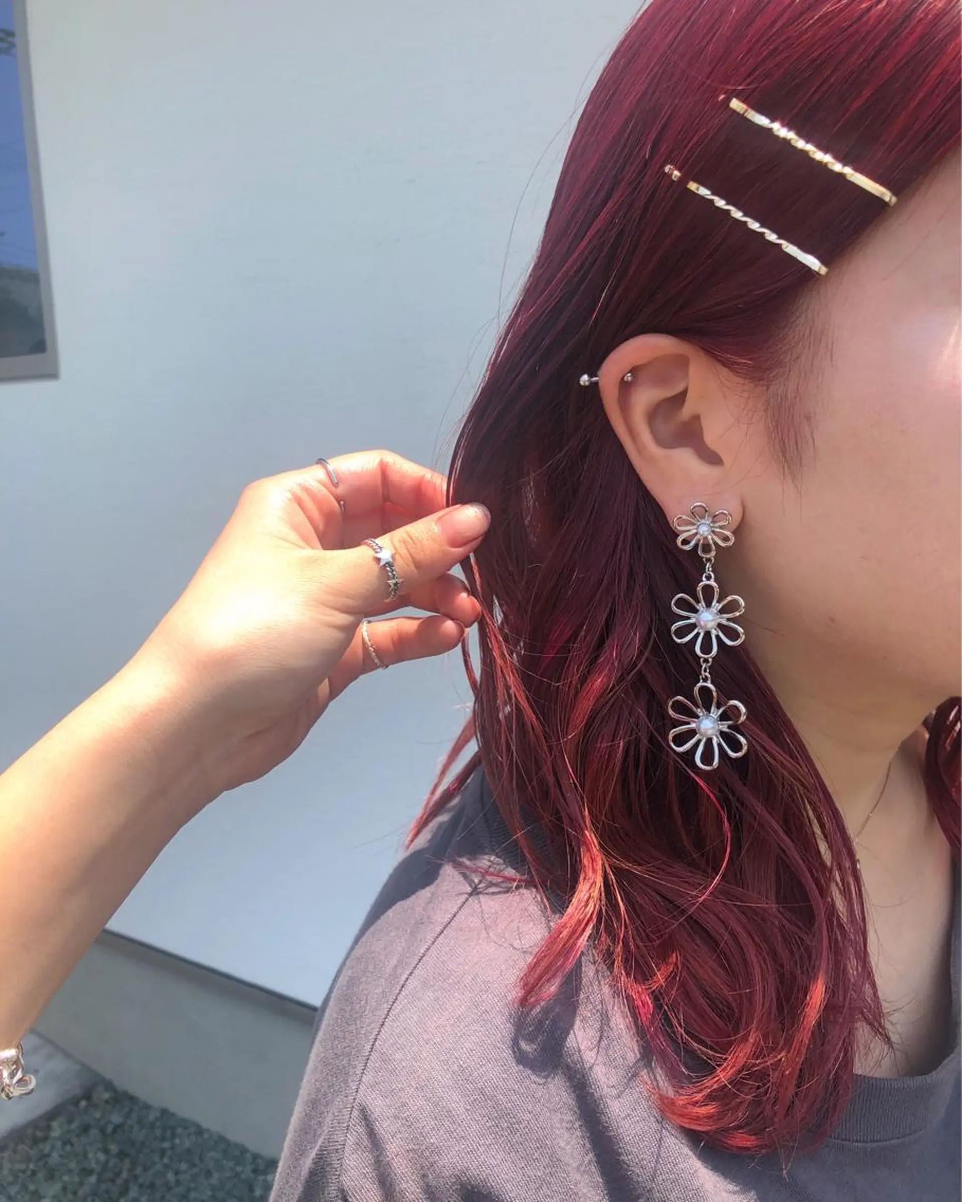 カラー 佃 優音のヘアスタイル