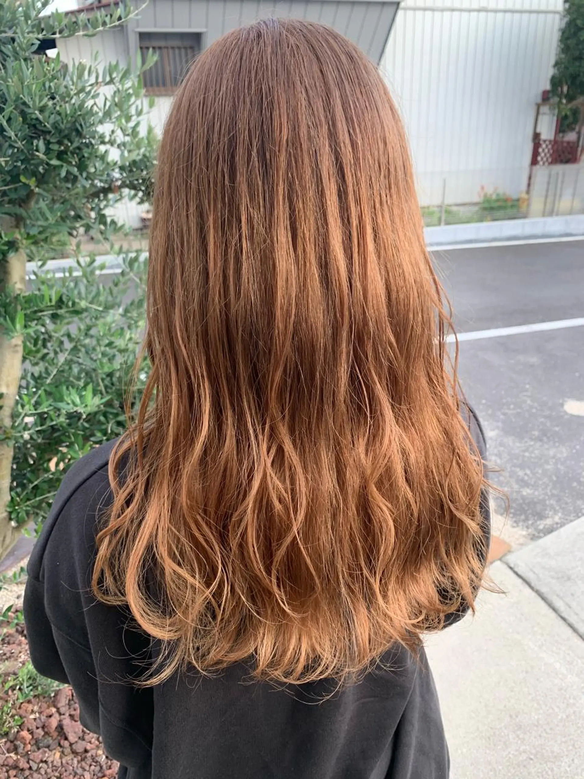 セミロング ヘアカラー トリートメント 國井 瑞貴のヘアスタイル