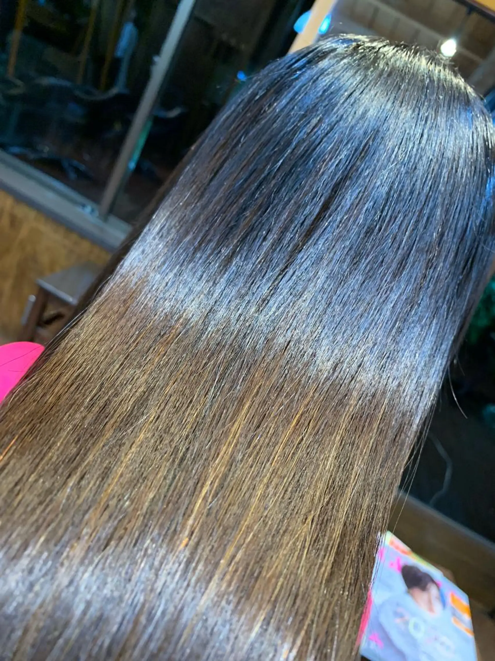 ロング カラー トリートメント ＠kutsu tetsuoのヘアスタイル