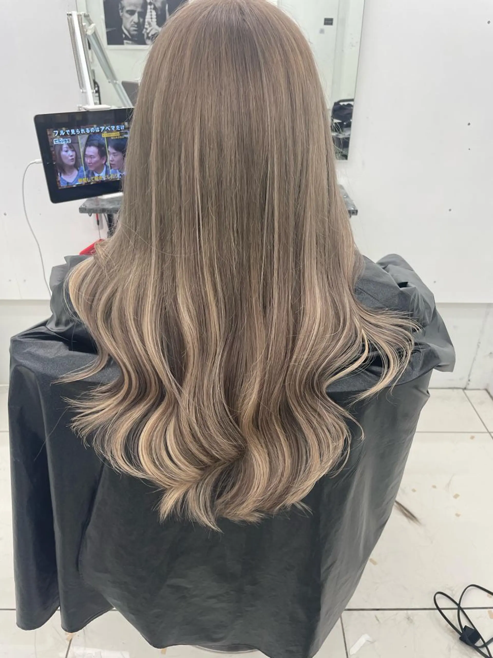 ロング エクステ 家田 竜のヘアスタイル