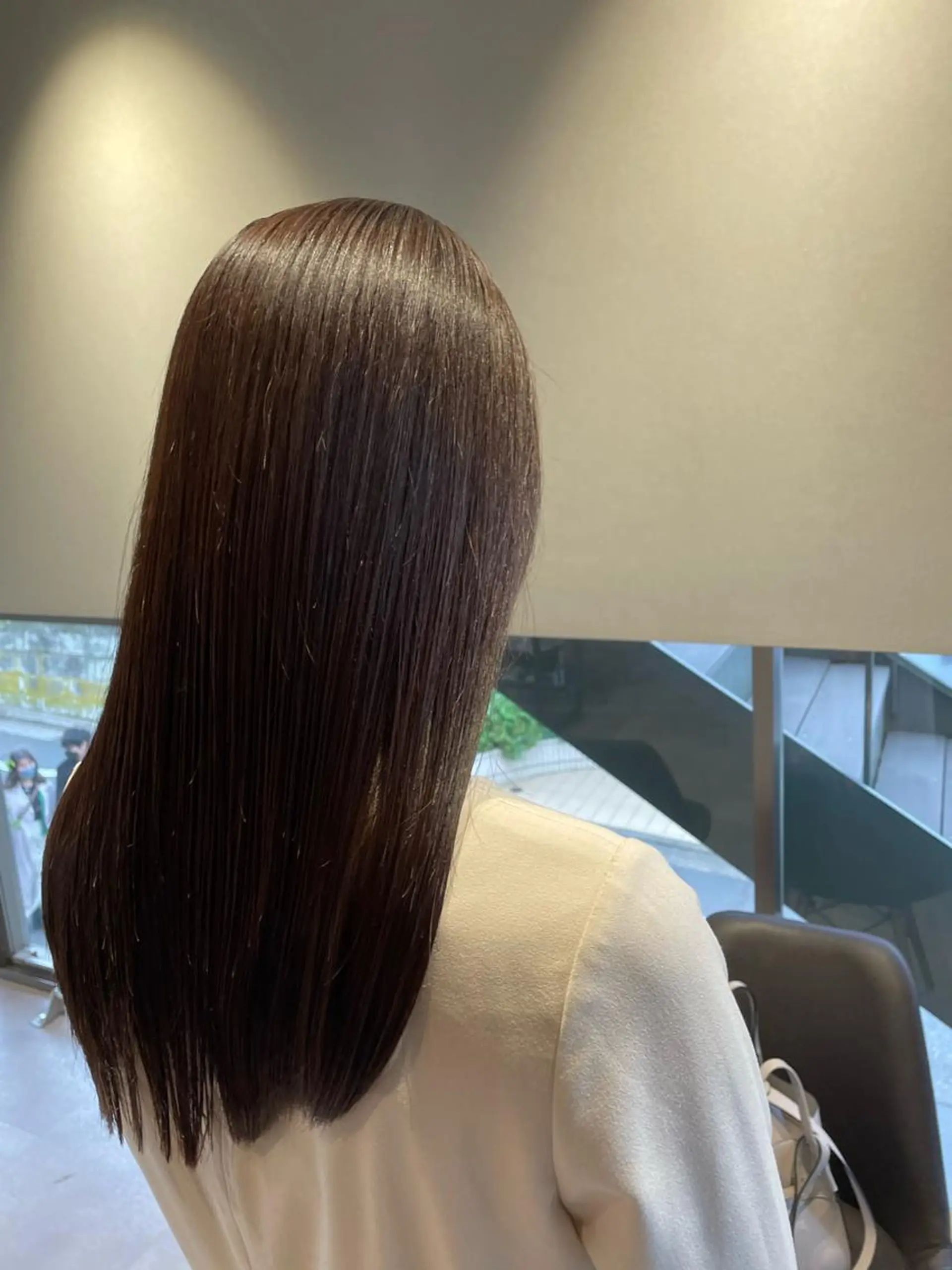 ロング アッシュ 韓国風カラー ボブ 髪質改善 韓国風ヘア 韓国風/オシャレ /縮毛矯正/滝口琴未のヘアスタイル