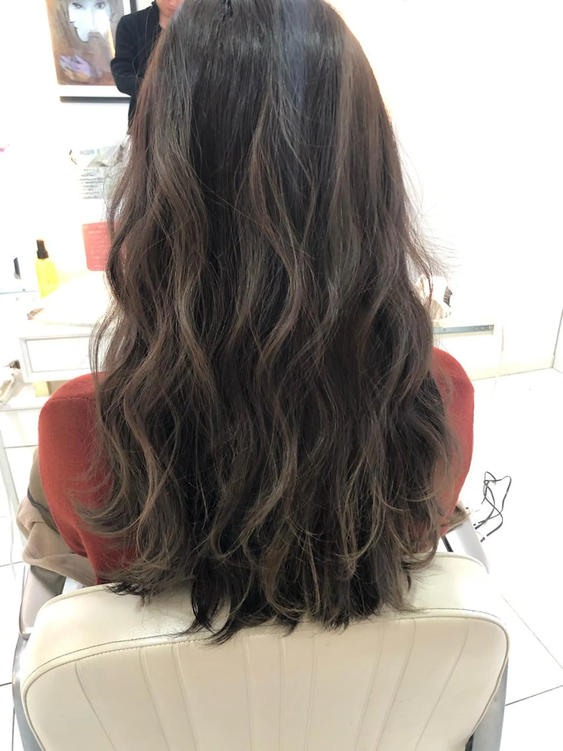 ロング カラー 店長/mao/ 前髪/顔周りカットのヘアスタイル