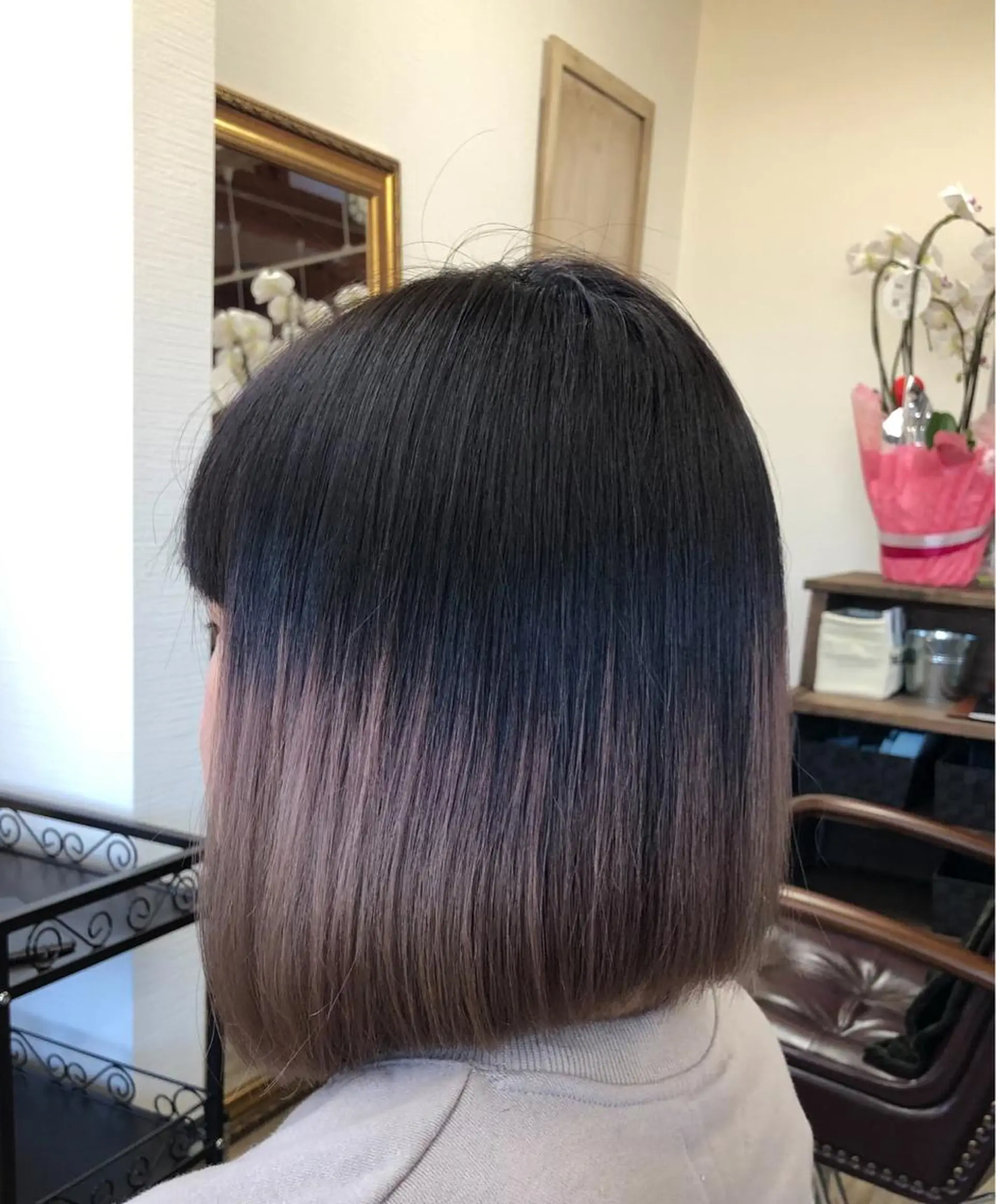 ミディアム カット トリートメント 相内 満理子のヘアスタイル