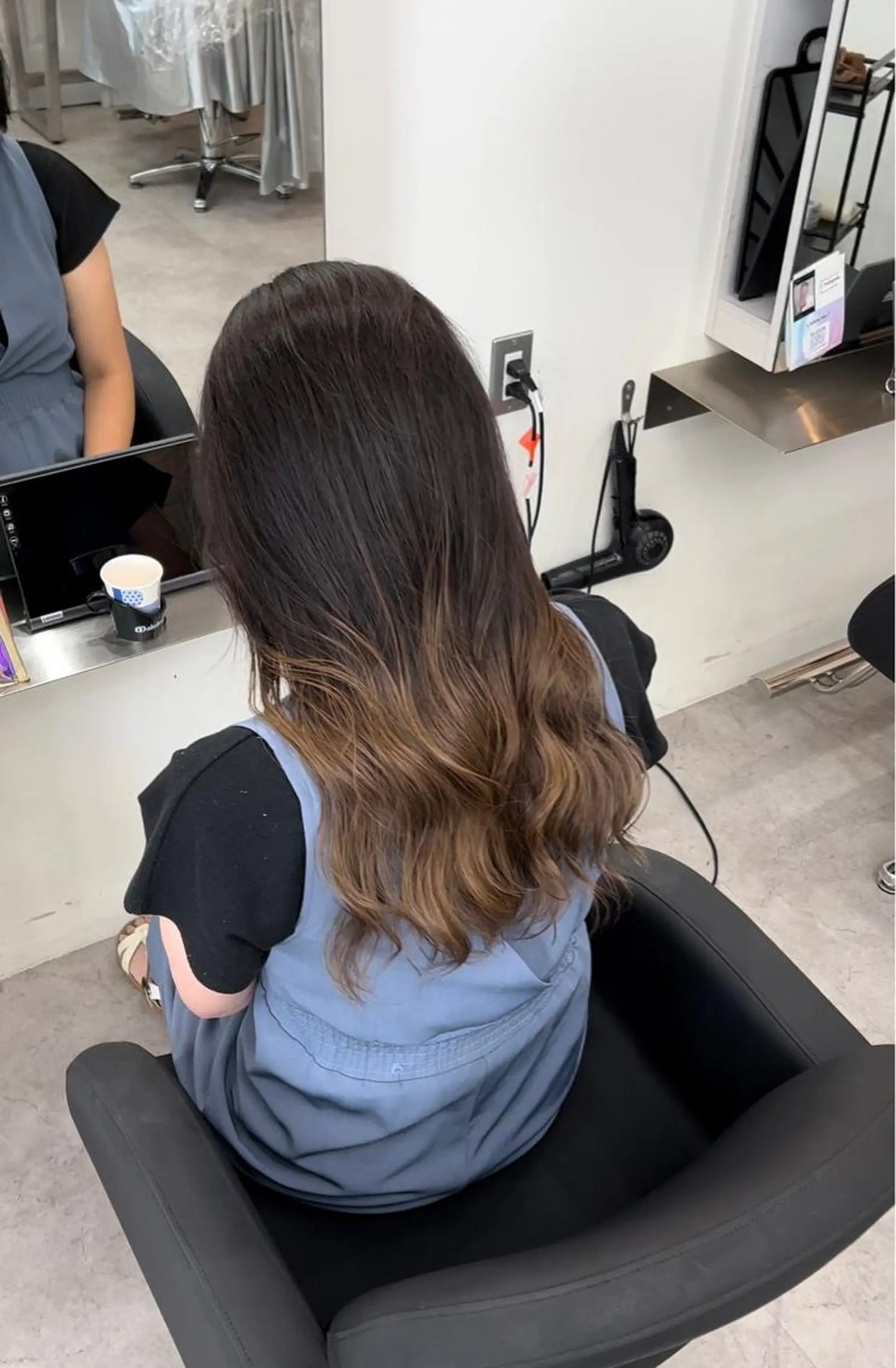 ロング ヘアカラー トリートメント 🫧髪質改善 講師🫧🍎幹細胞のヘアスタイル