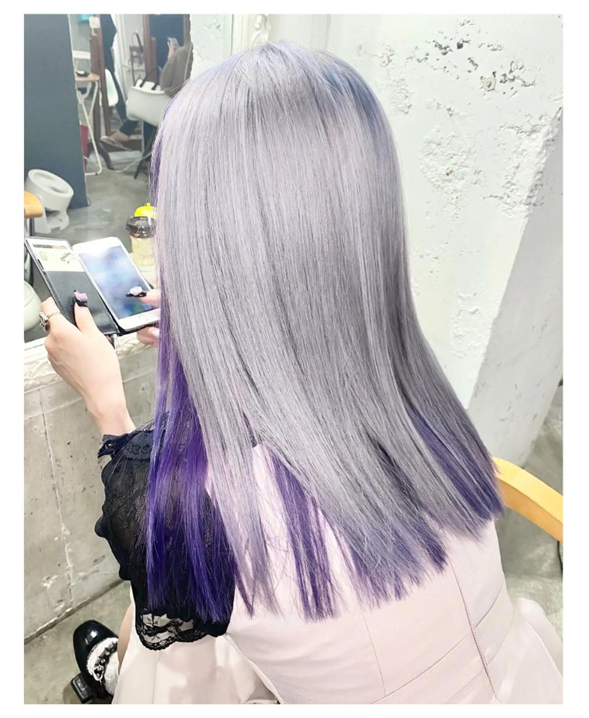 ミディアム カラー GARU-ガル-所属・TSUNO🦖 派手髪/オタク美容師のヘアスタイル