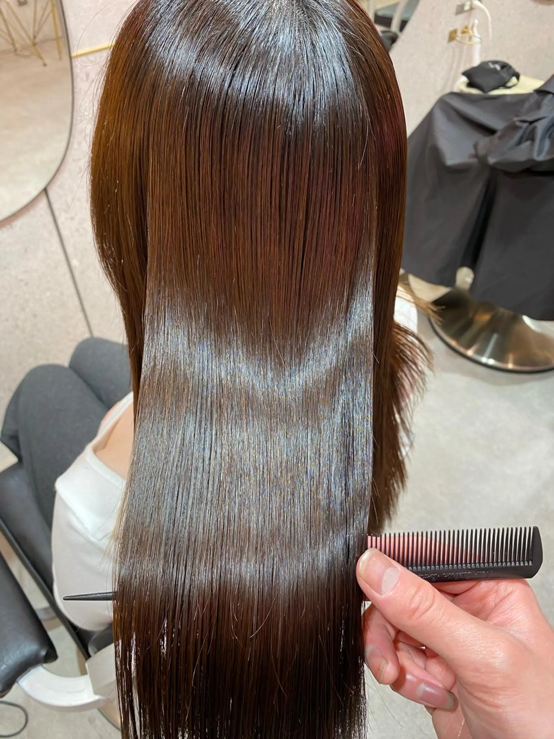 ロング 髪質改善 韓国風ヘア カット トリートメント 🎀しゅな/韓国 レイヤー/透明感♡のヘアスタイル